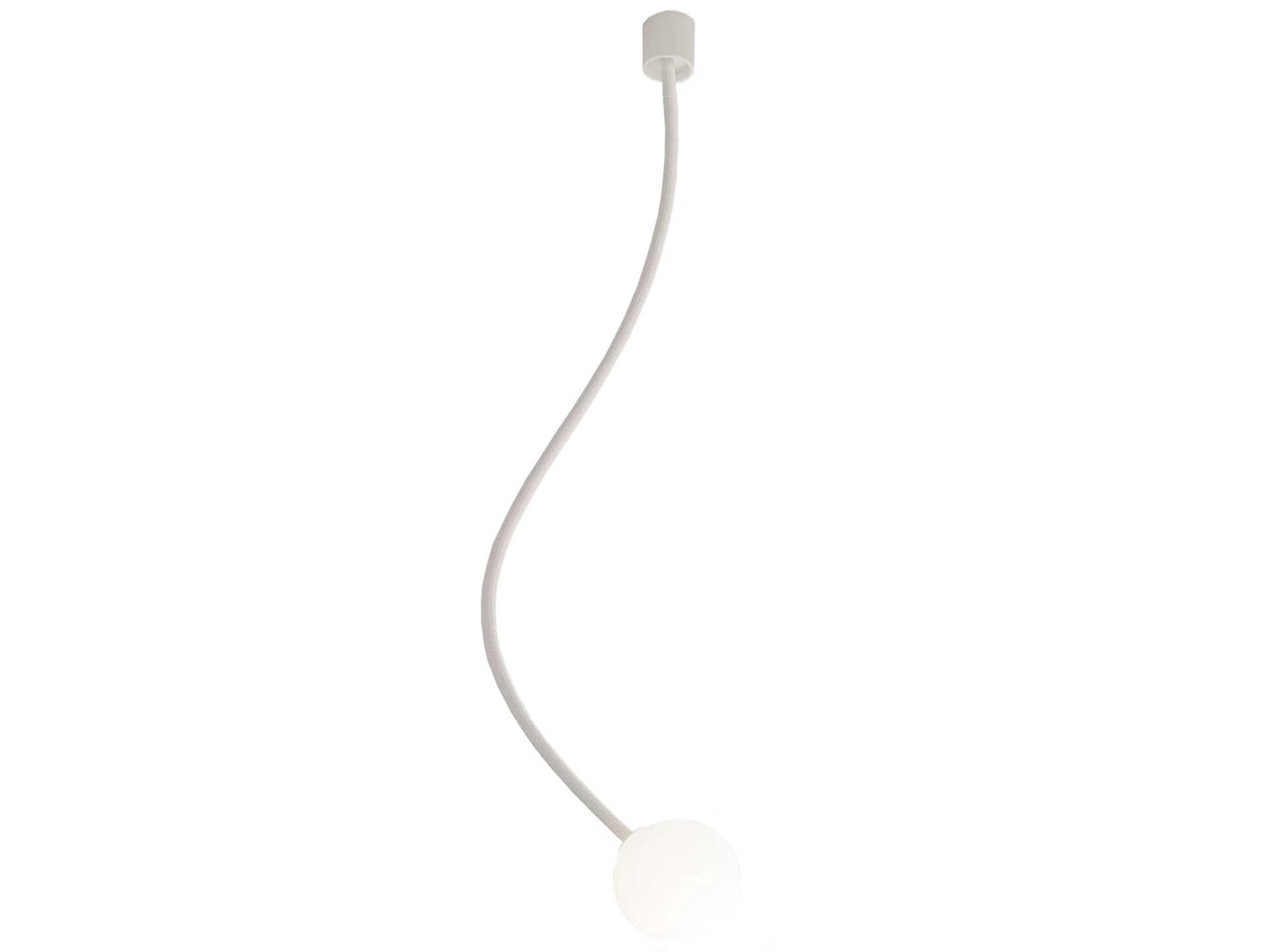 Karman Moony 1-Light Matte White Globe Mini Pendant