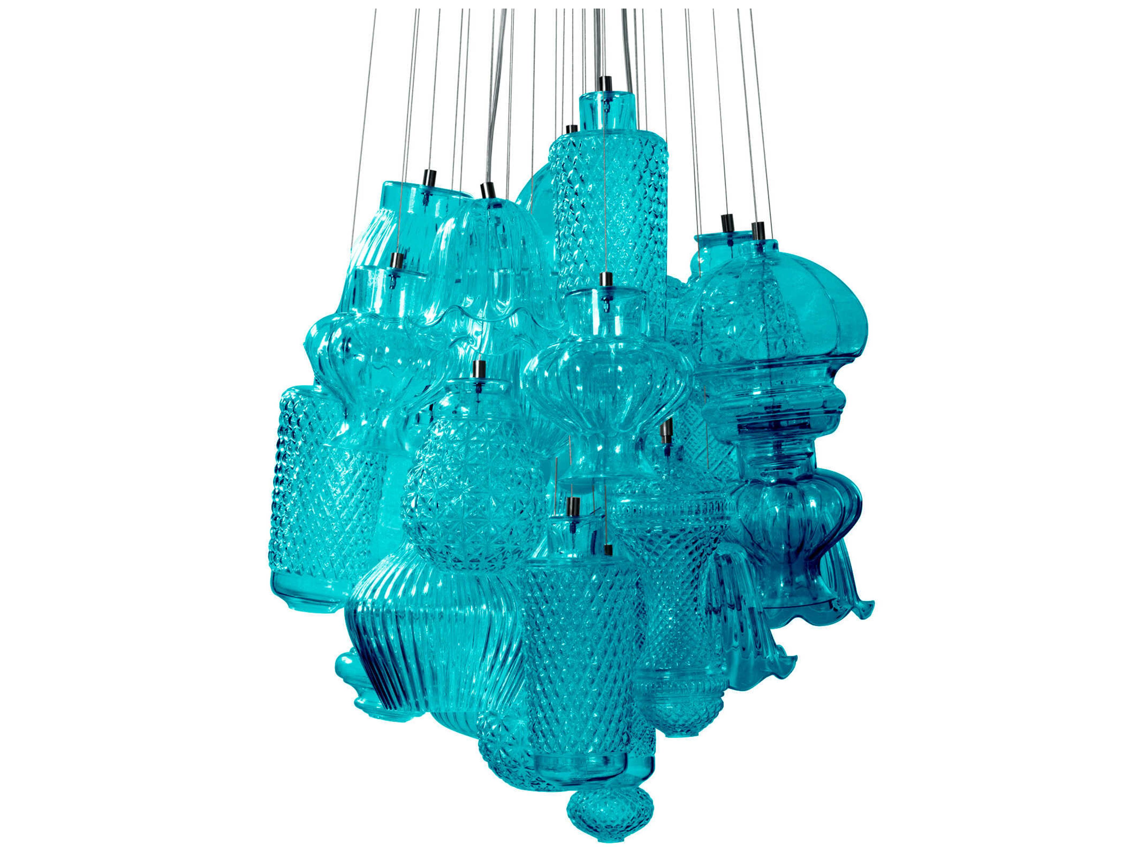 Karman Ceraunavolta 3-Light Tiffany Blue Pendant