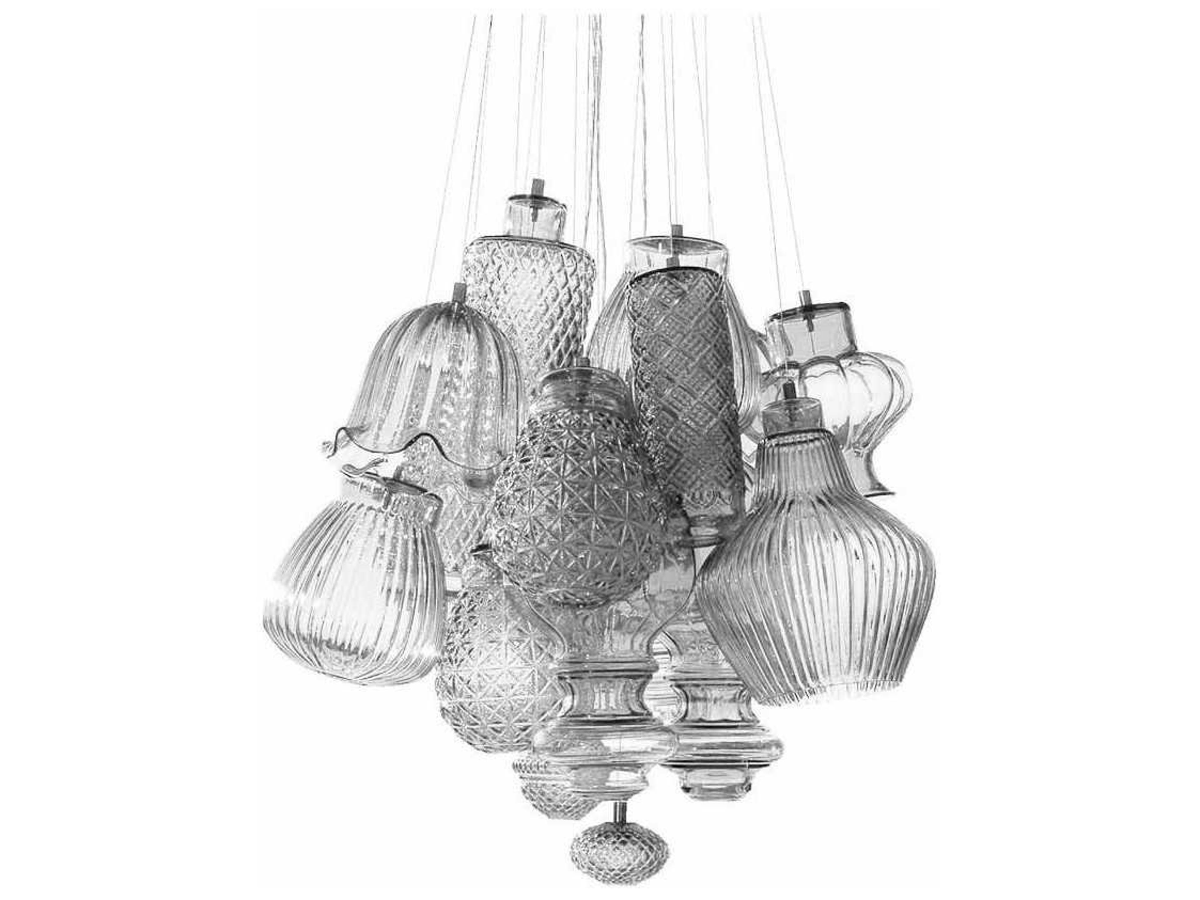 Karman Ceraunavolta 3-Light Transparent Clear Pendant