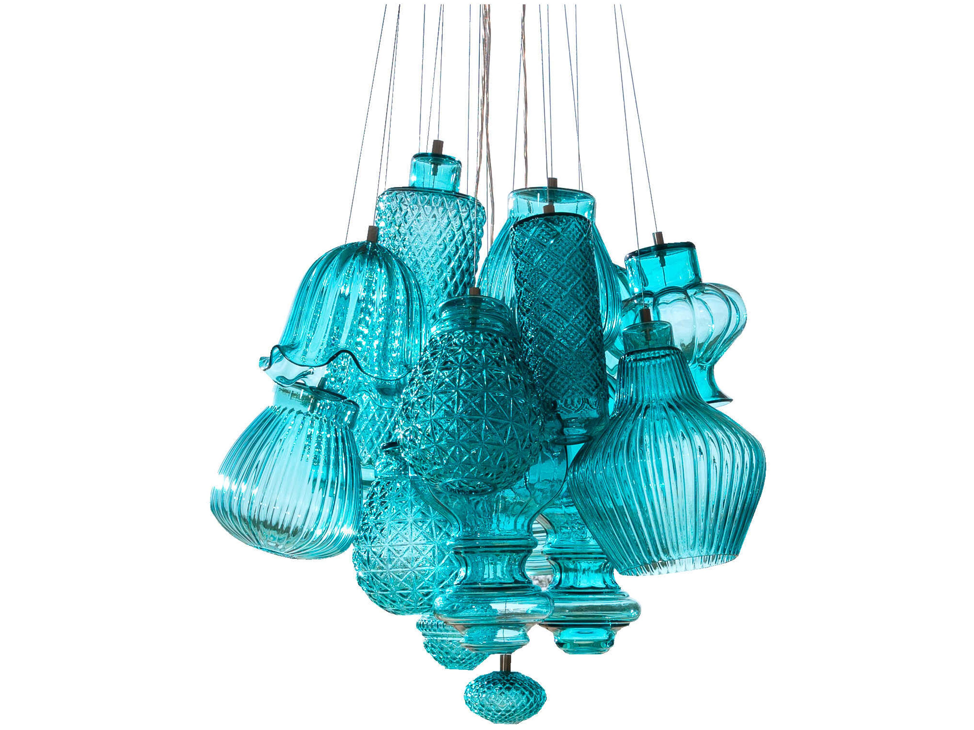 Karman Ceraunavolta 3-Light Tiffany Blue Pendant