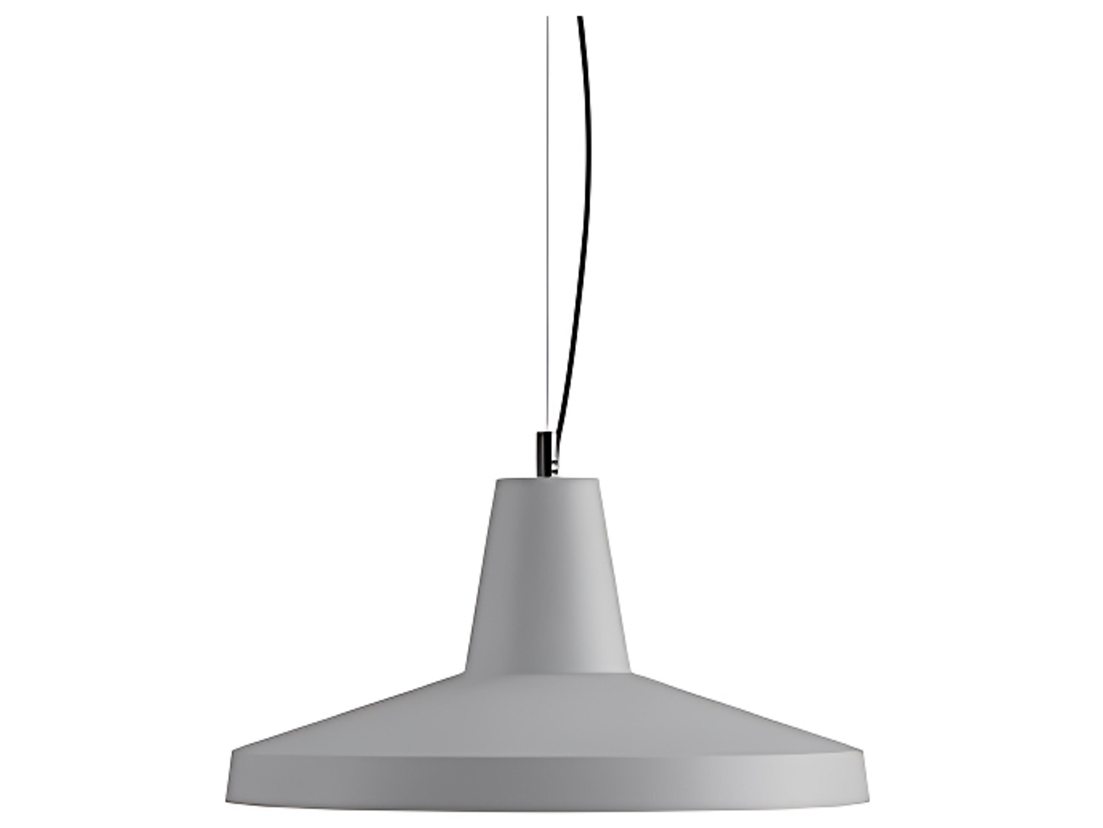 Karman Gangster 1-Light Matt Grey Bowl Pendant