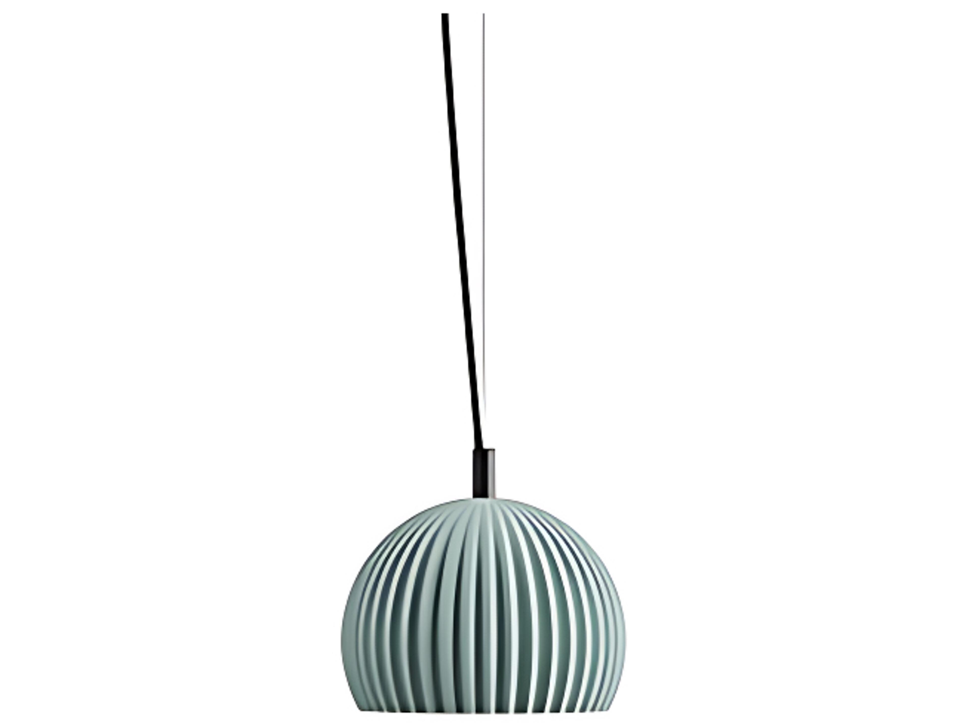 Karman Sahara 1-Light Sage Green Globe Mini Pendant
