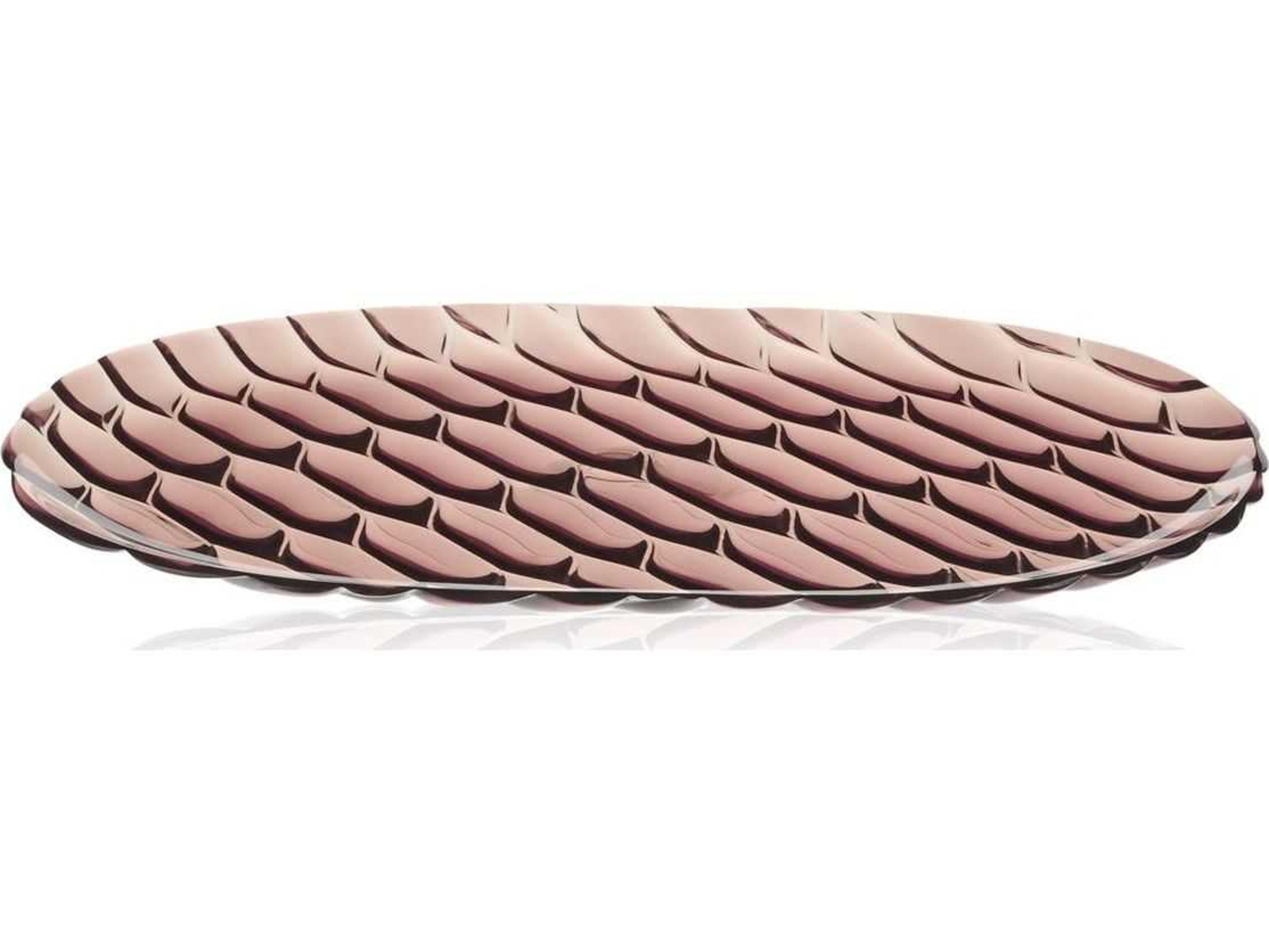 Kartell Outdoor Jellies Pink 14'' Tray  (Sold in 4)