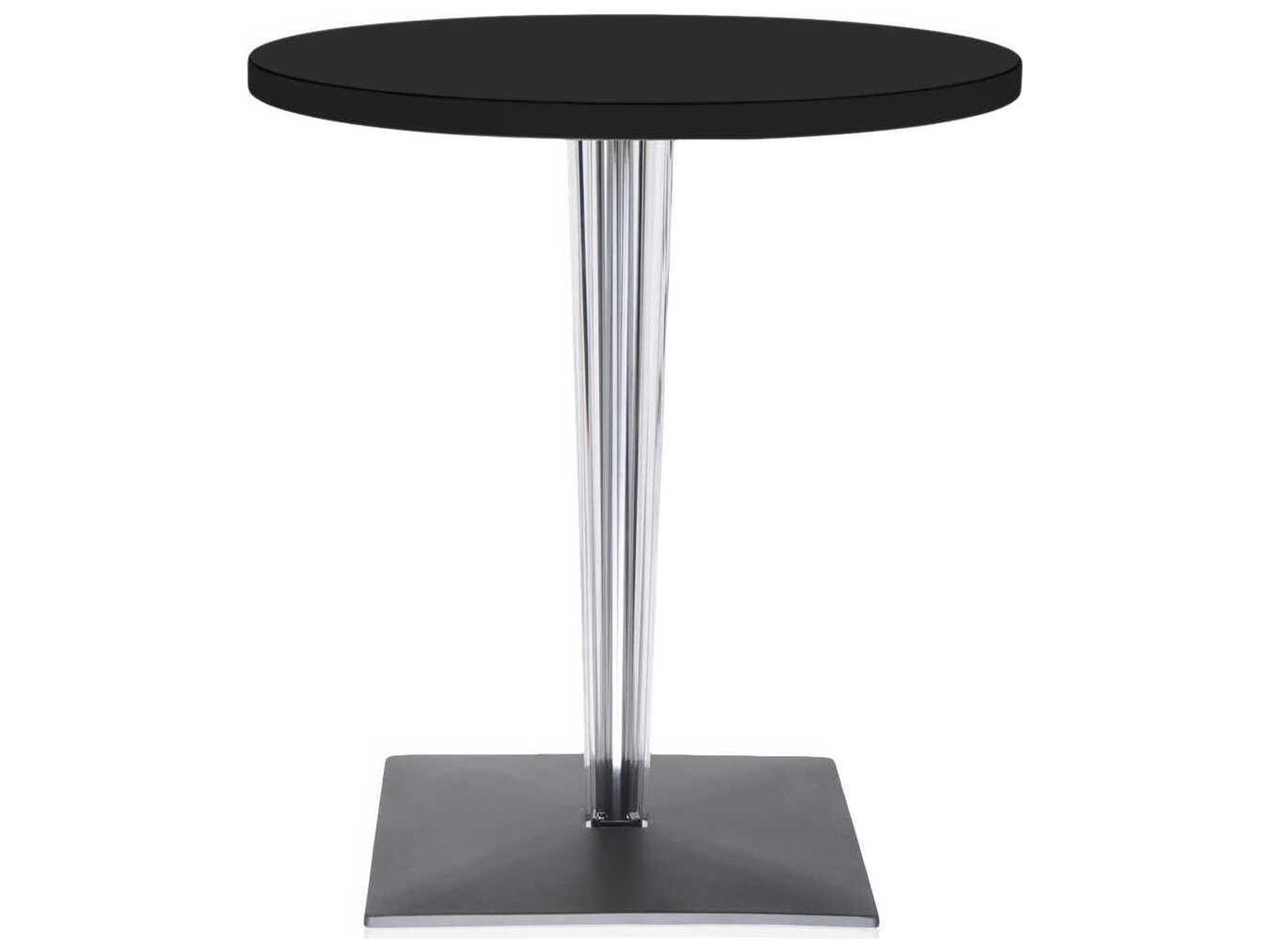Kartell Outdoor Toptop Black Round Dining Table