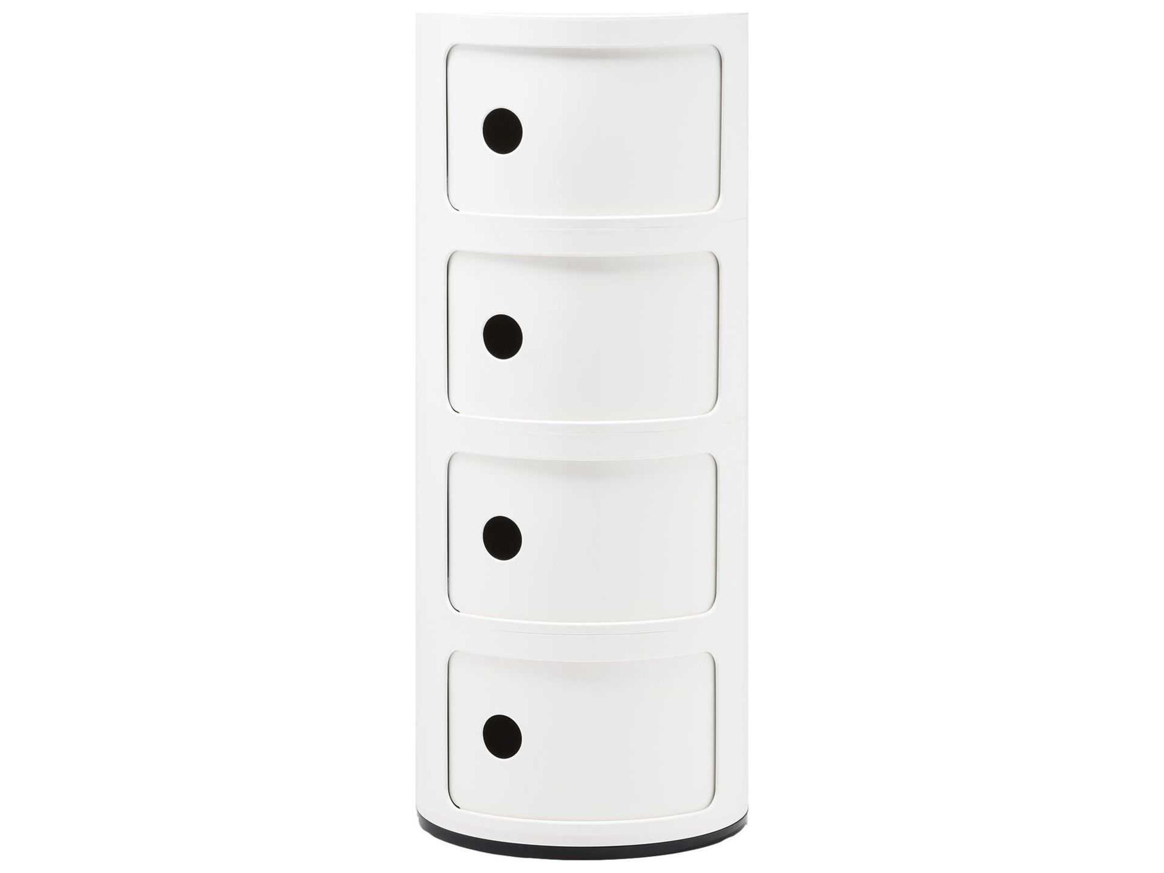 Kartell Outdoor Componibili White Storage Rack