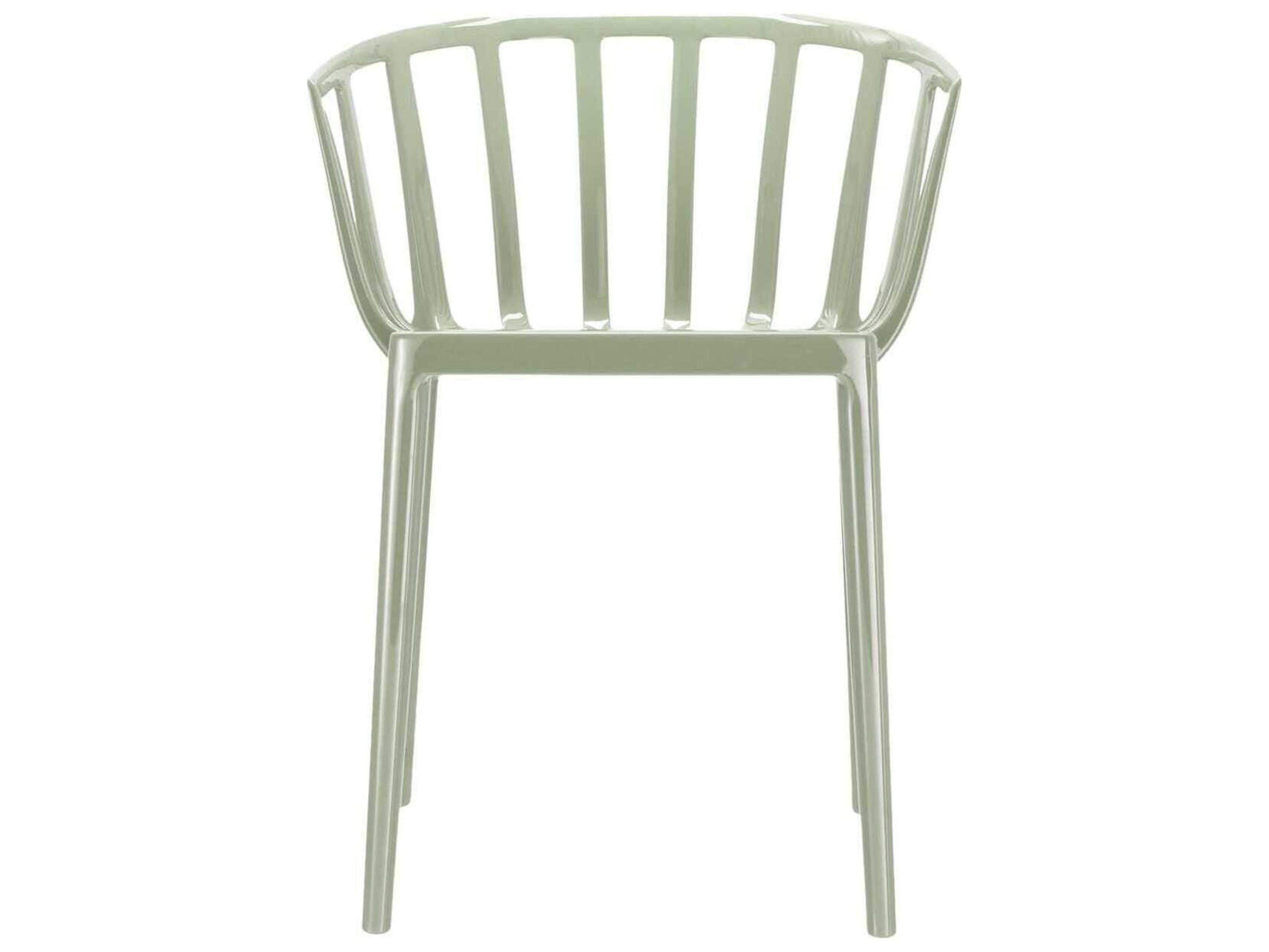 Venice Sage Green Resin Dining Arm Chair  (Sold in 2)