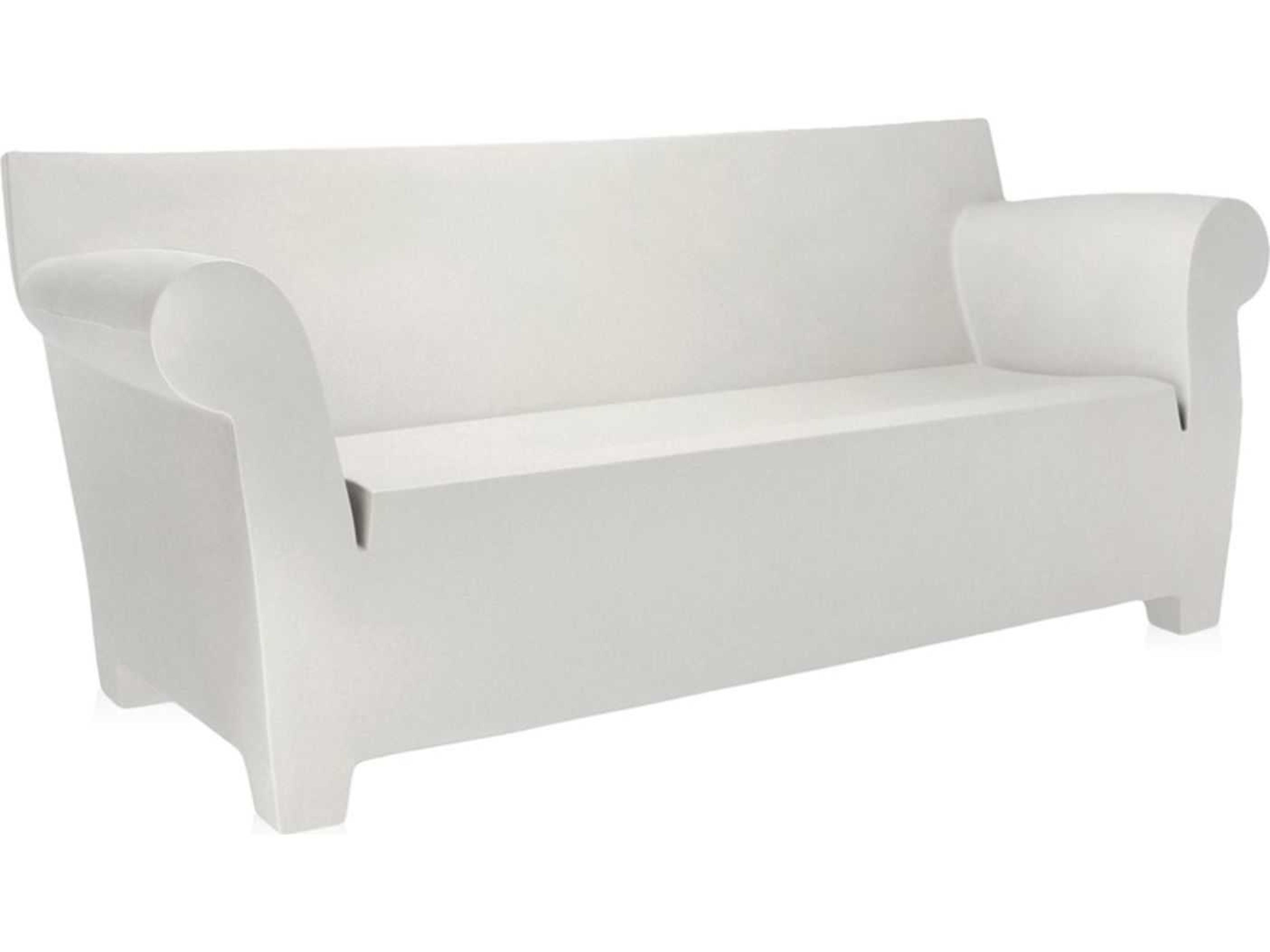Kartell Outdoor Bubble Zinc White Resin Sofa