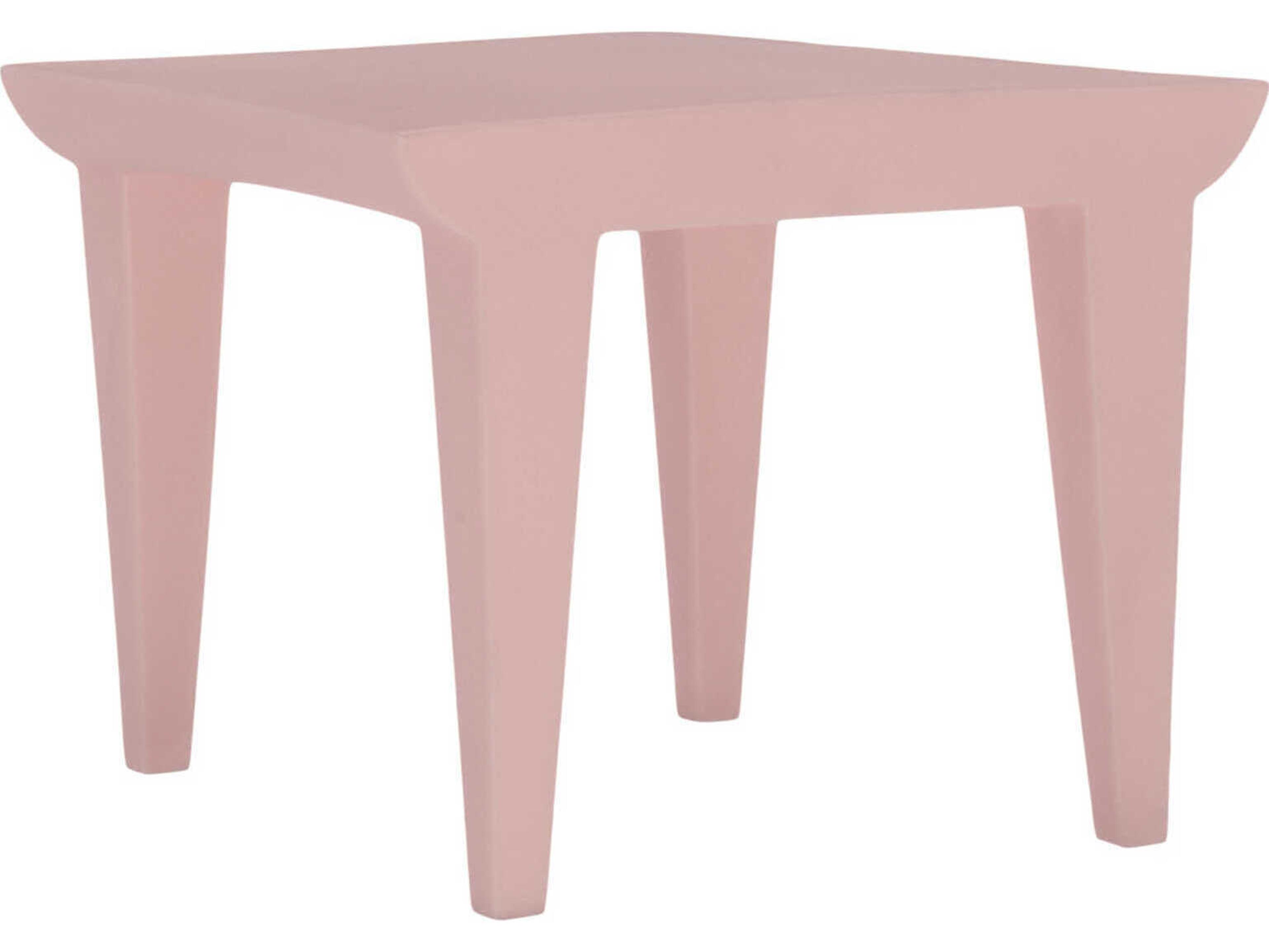 Kartell Outdoor Bubble Club Powder Resin Square Side Table