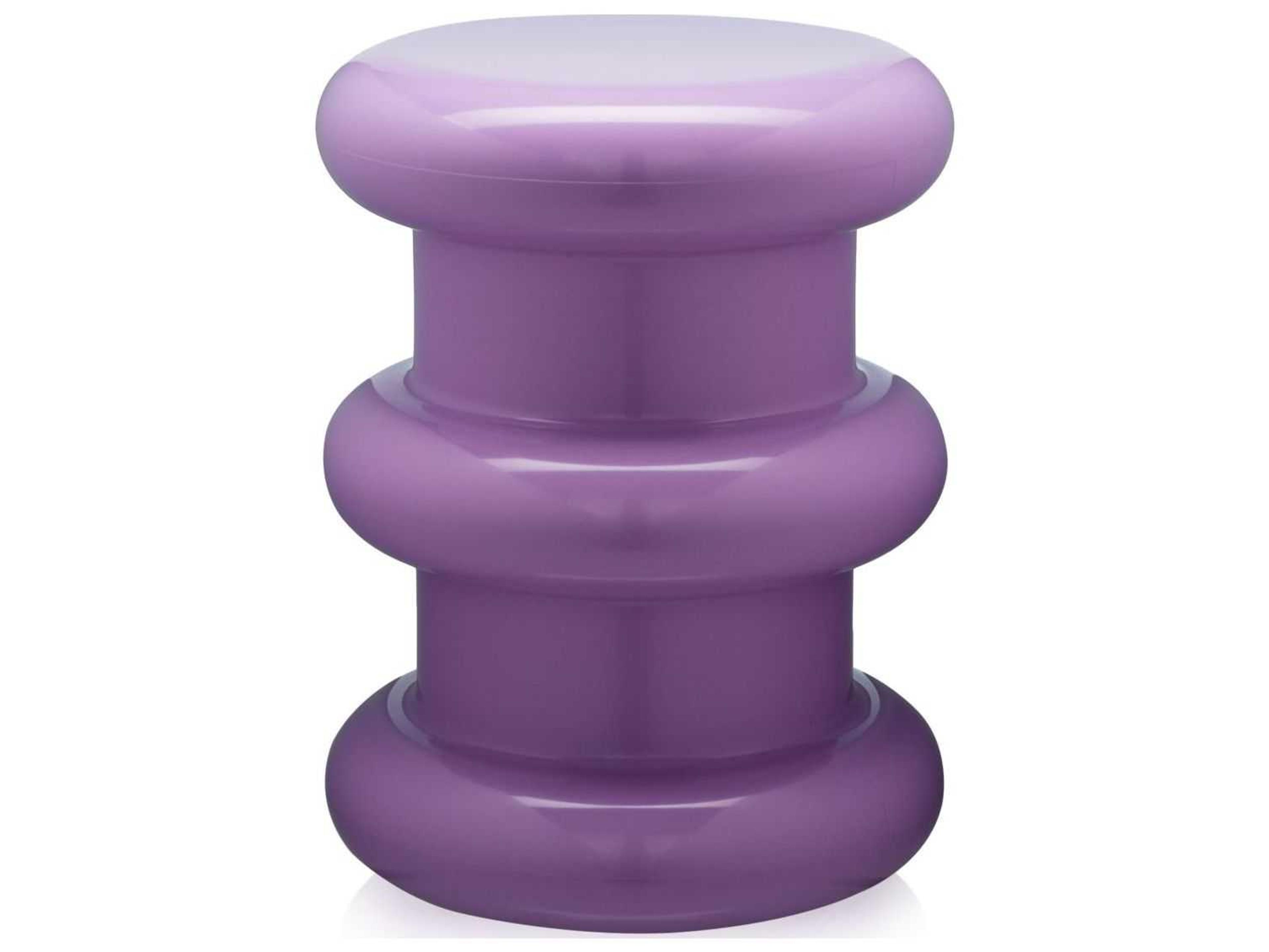Kartell Outdoor Pilastro Purple Resin Dining Chair