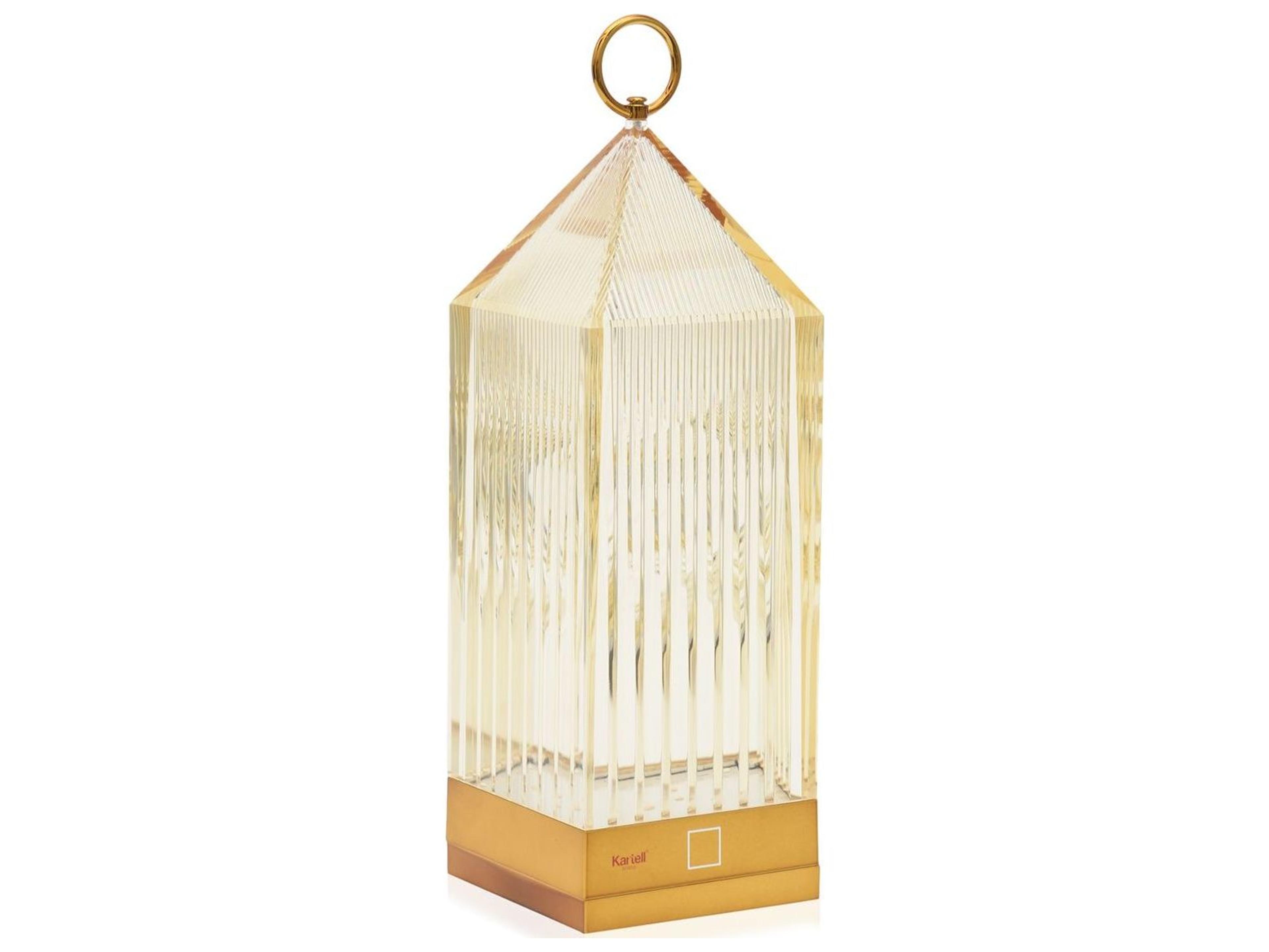 Kartell Outdoor Lantern Amber Light