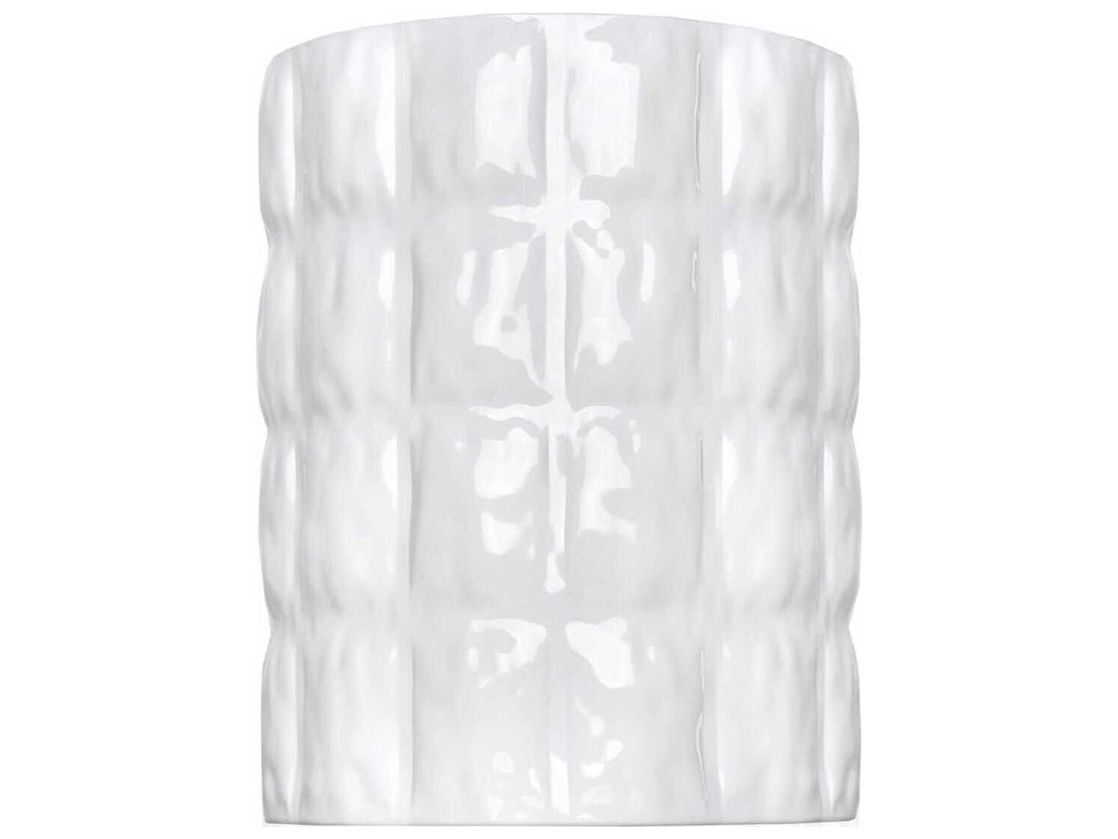 Kartell Matelasse White Vase
