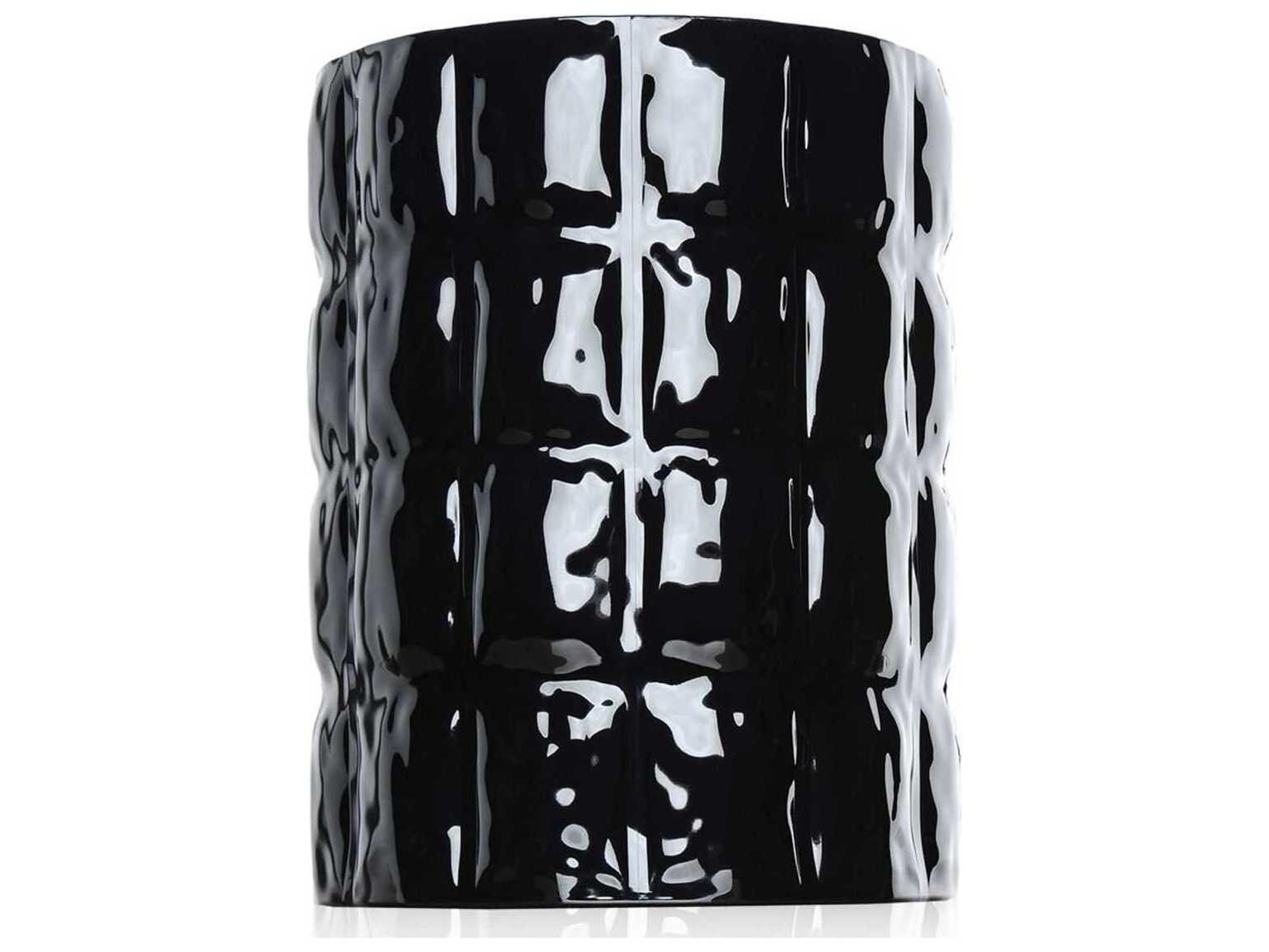 Kartell Matelasse Black Vase