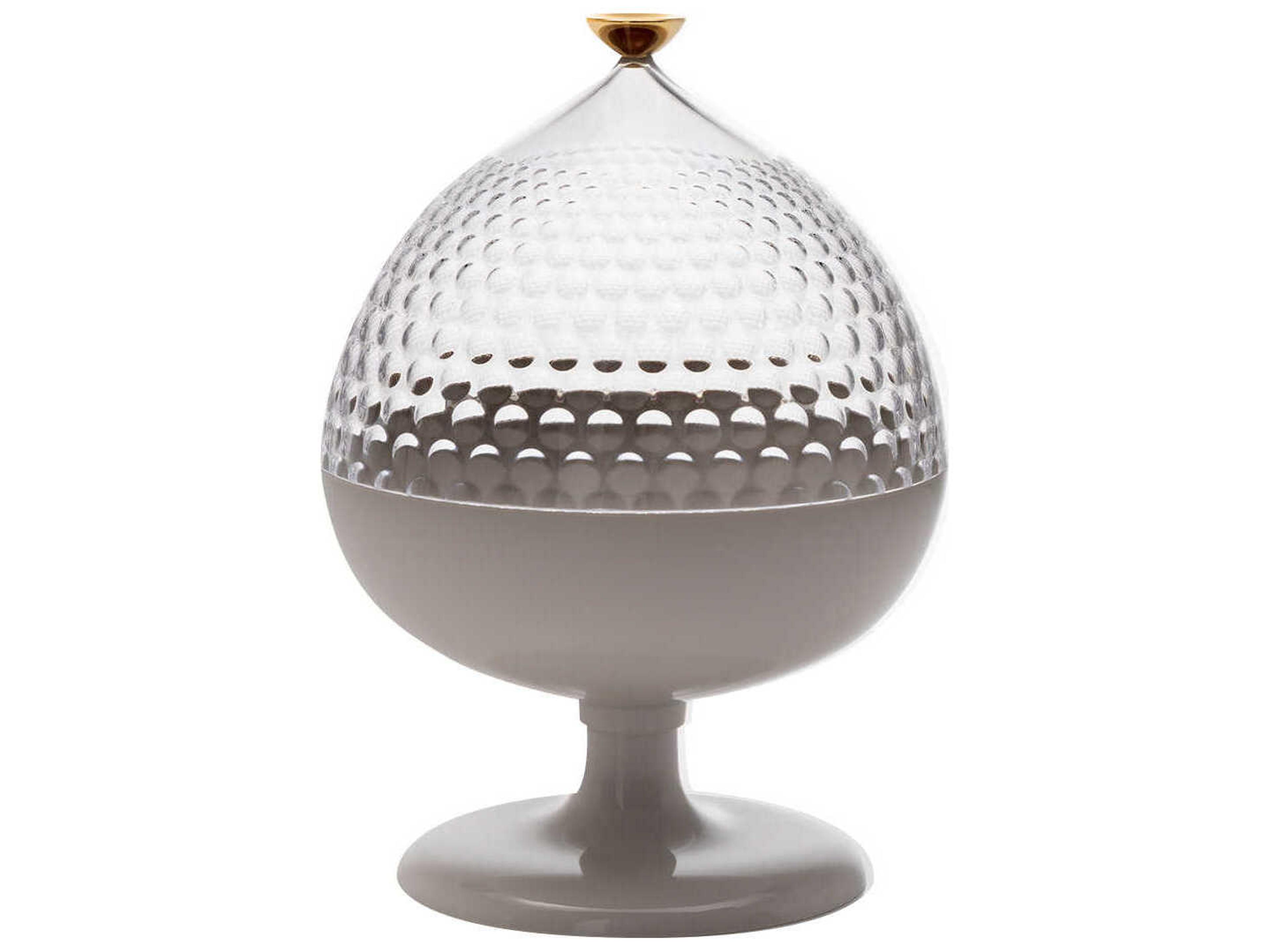 Kartell Pumo Transparent / White Candy Dish