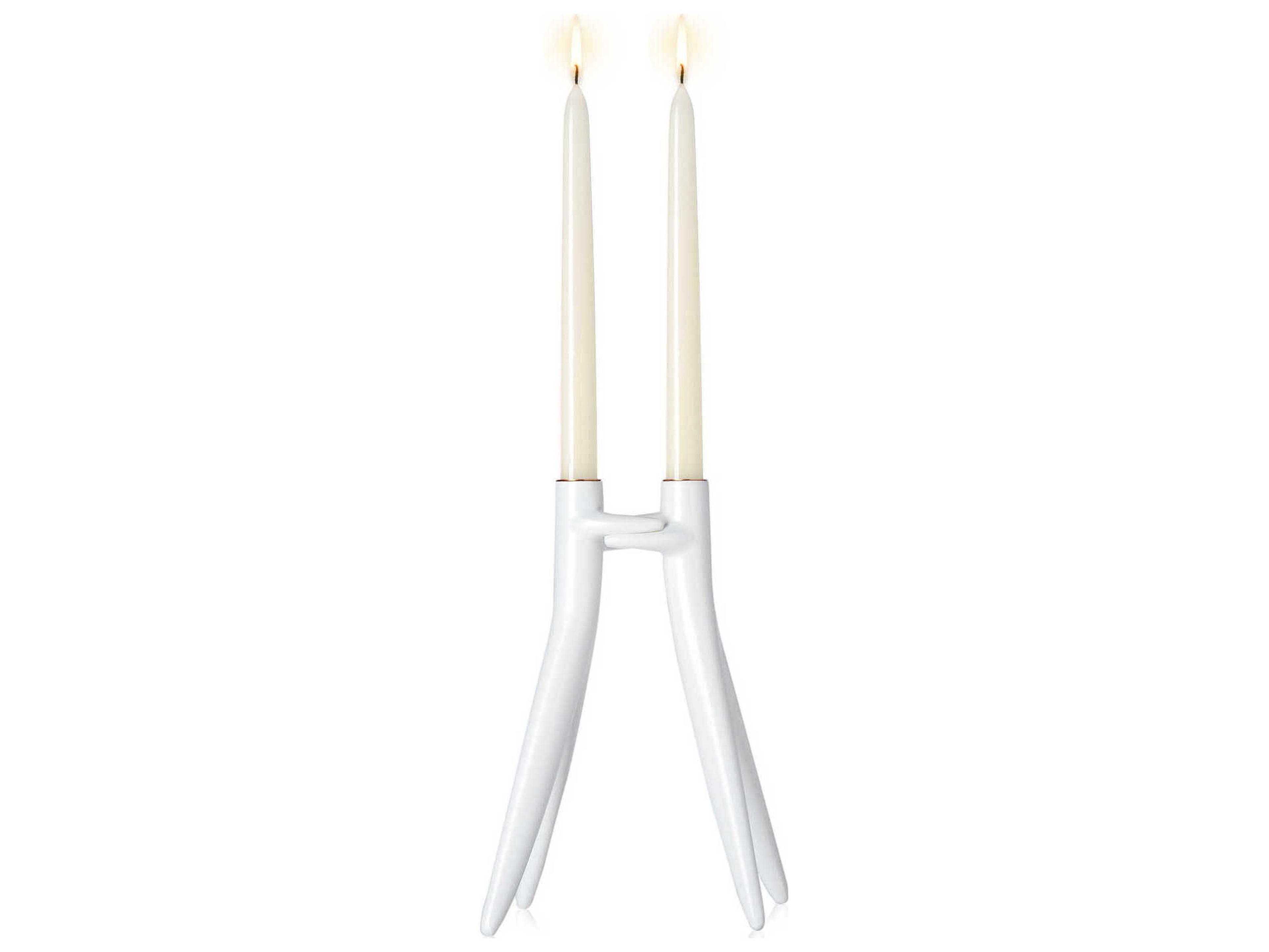 Kartell Abbracciaio White Candle Holder