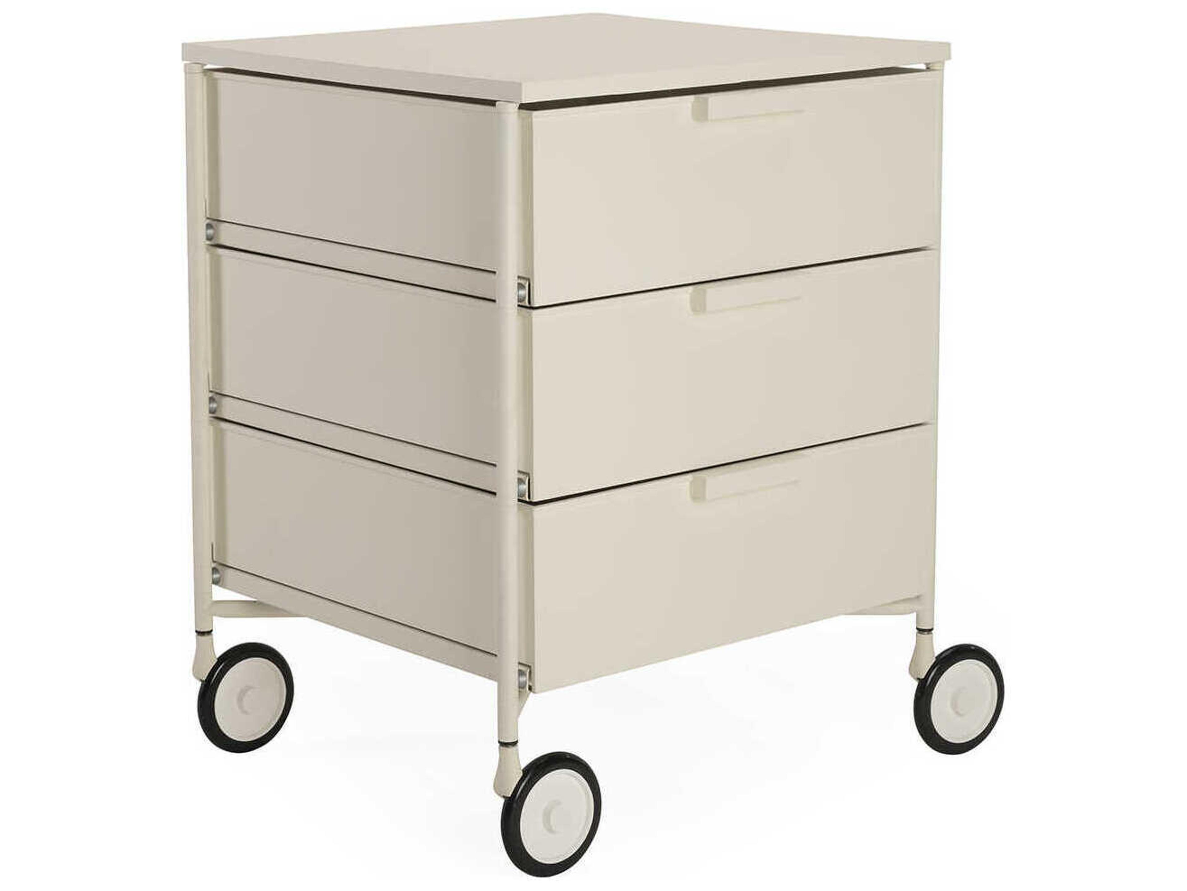 Kartell Mobil White File Cabinet