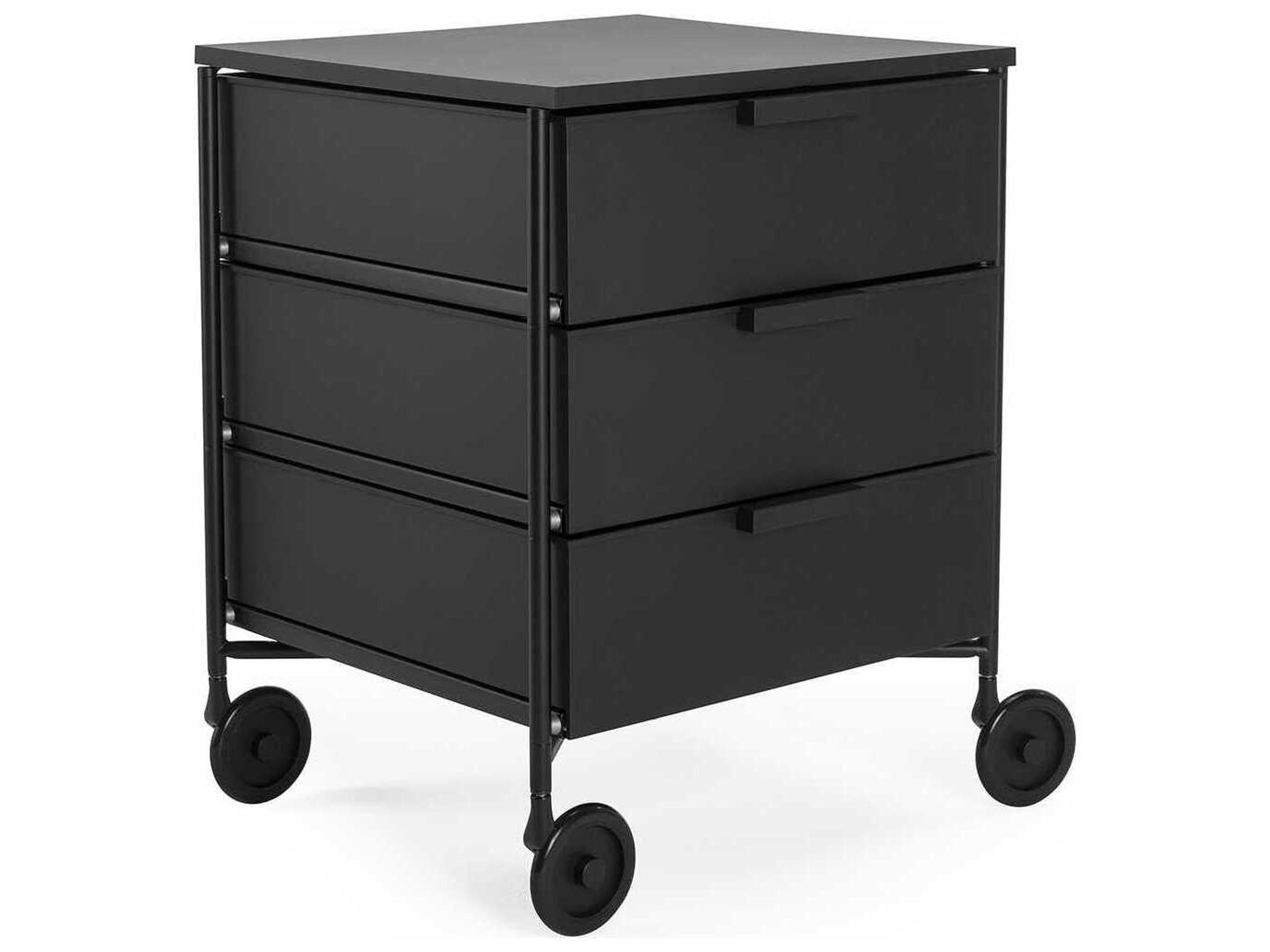 Kartell Mobil Black File Cabinet
