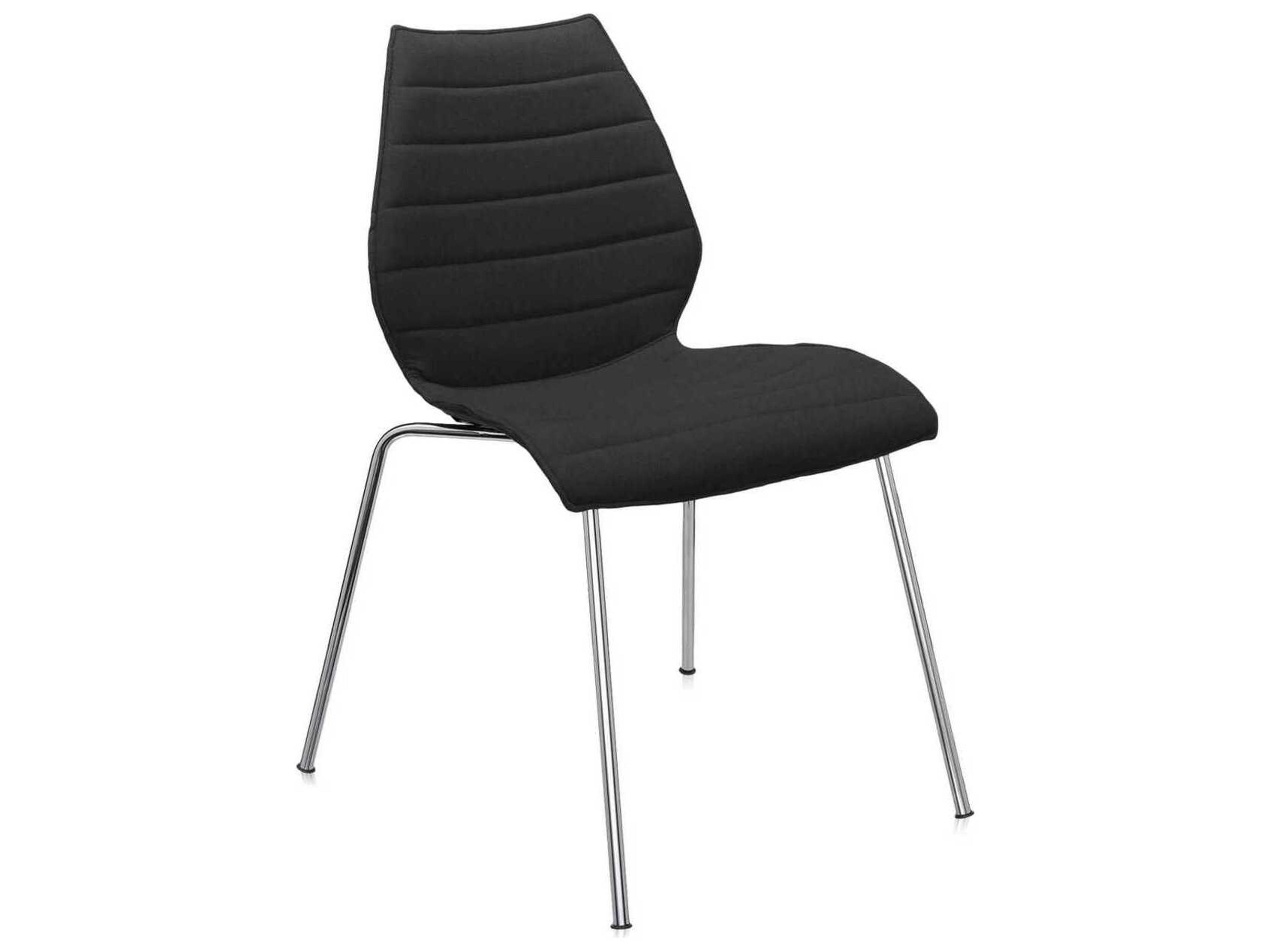 Kartell Maui Silver Upholstered Computer Office Chair  (Sold in 2)