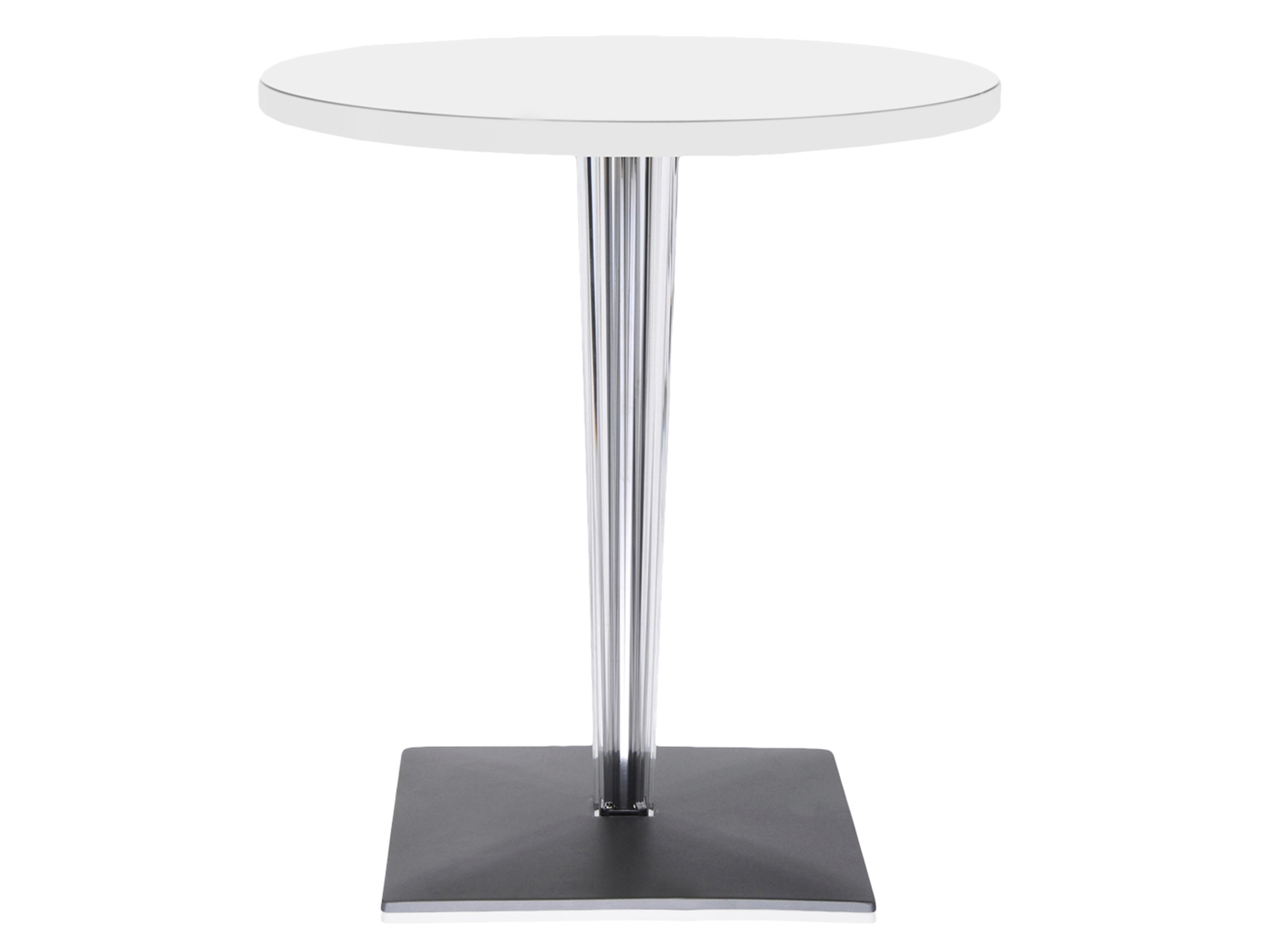 Kartell Toptop Round Plastic White Dining Table