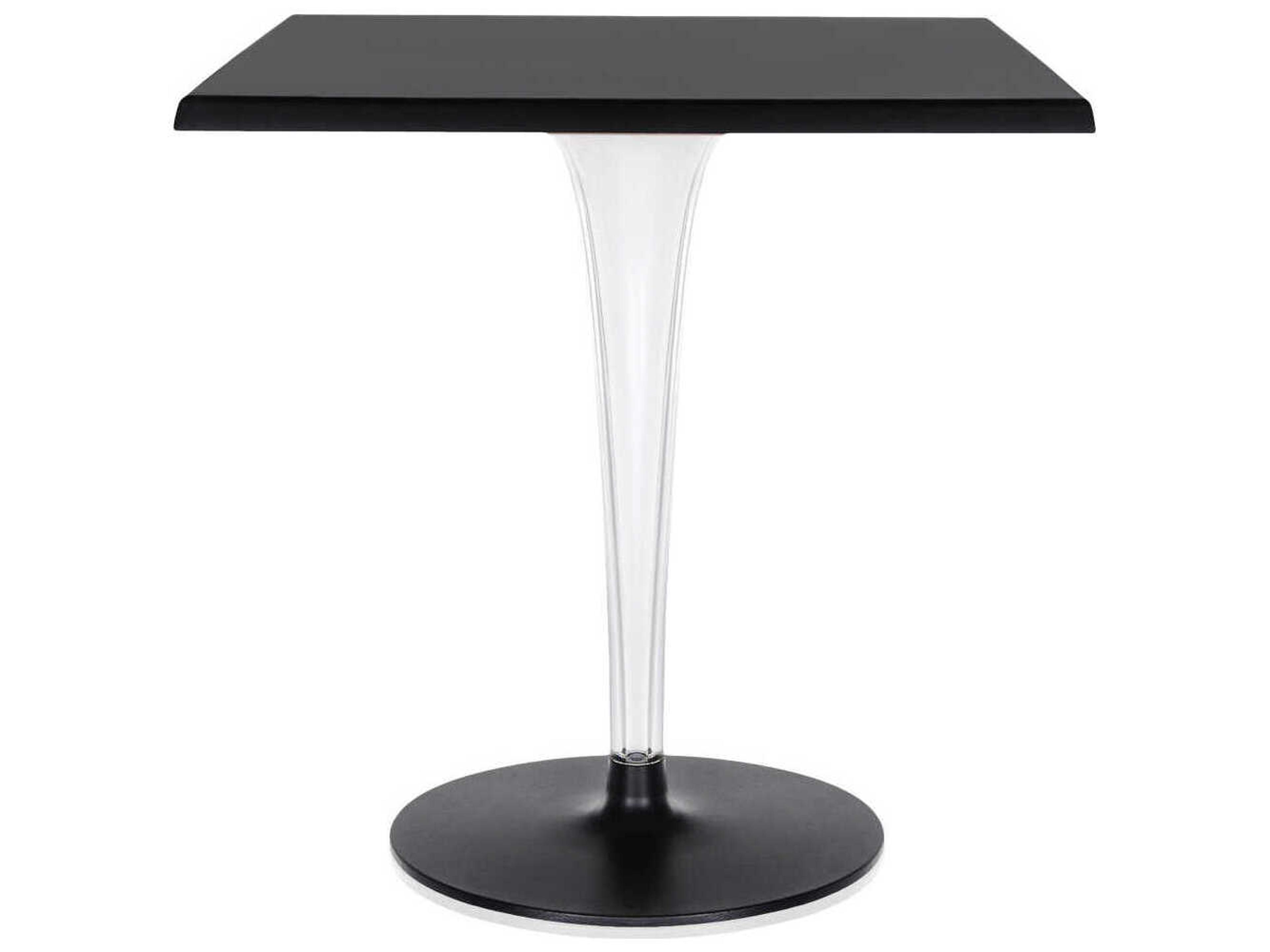 Kartell Toptop For Dr Yes Square Plastic Black Dining Table