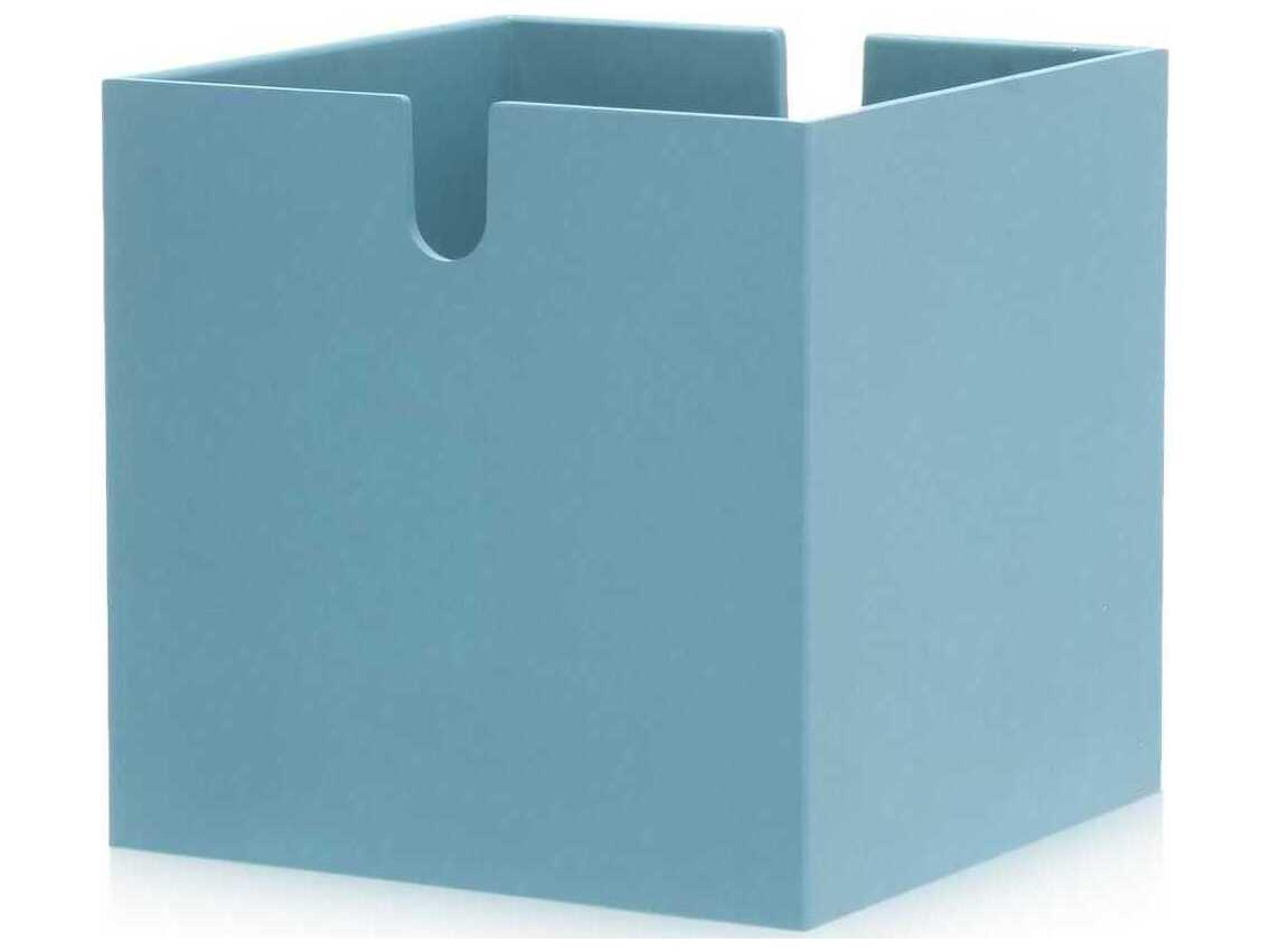 Kartell Polvara Light Blue Modular Bookcase Stacking Cube