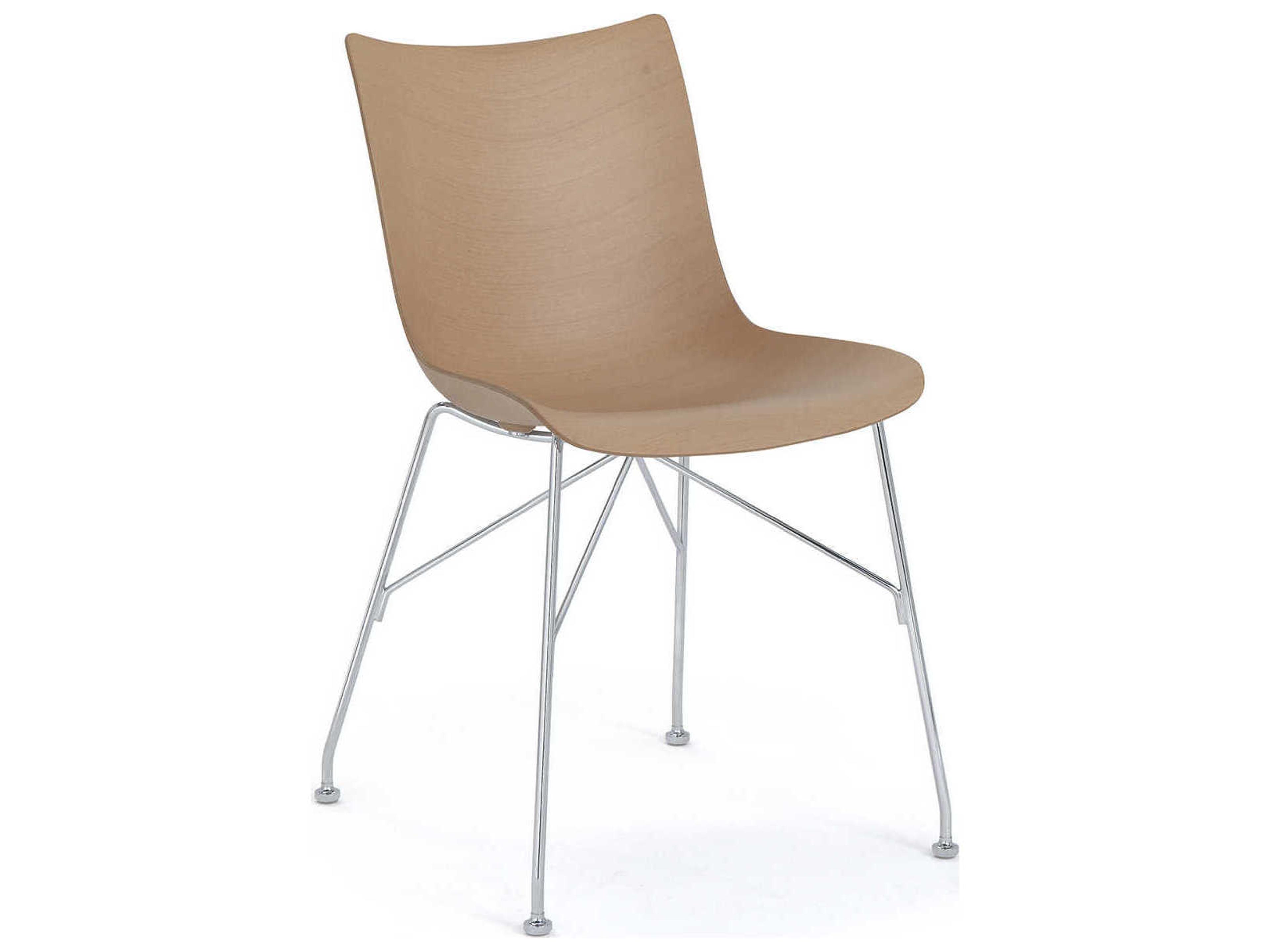 Kartell P-wood Brown Computer Office Chair