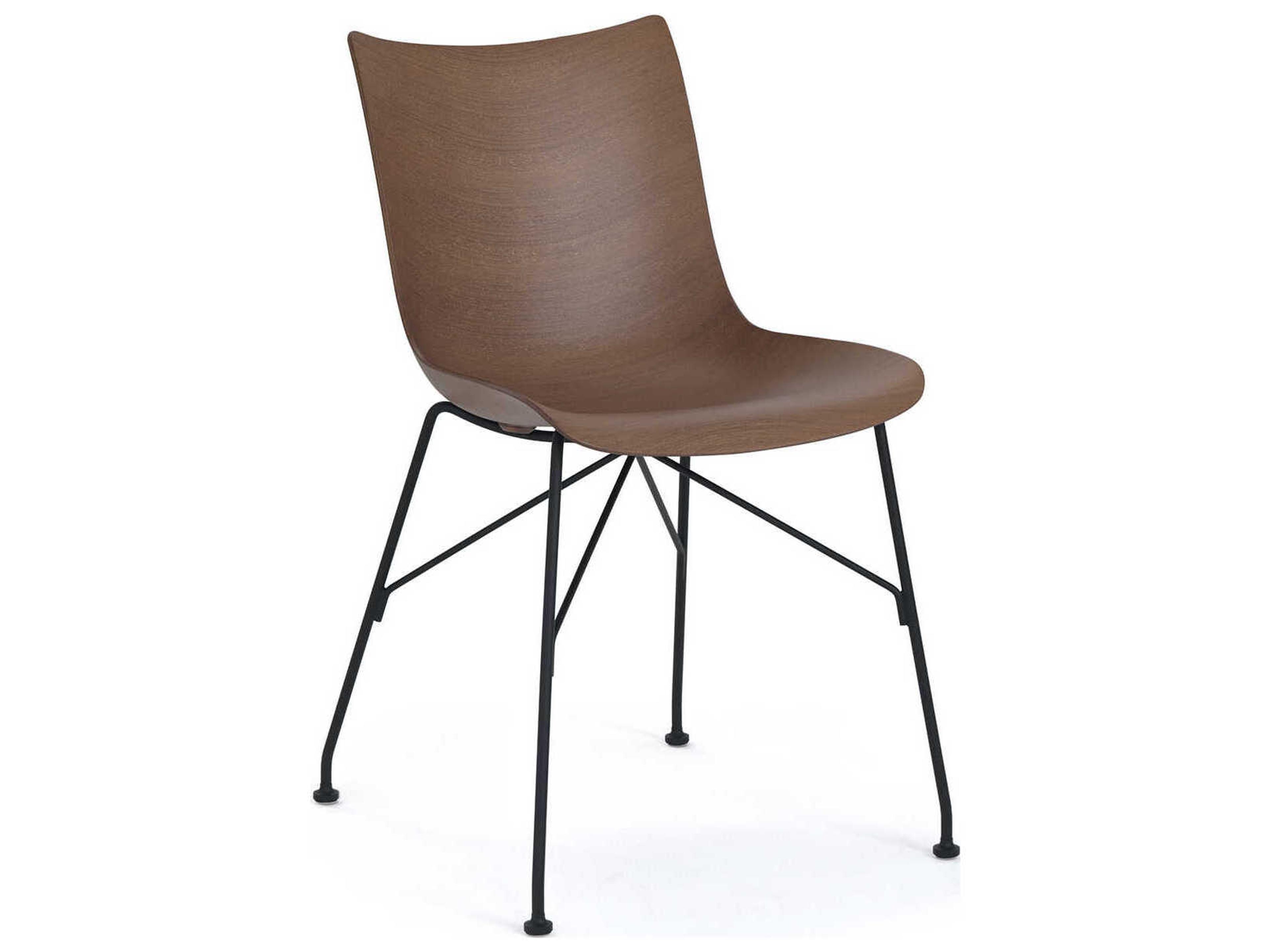 Kartell P-wood Brown Computer Office Chair