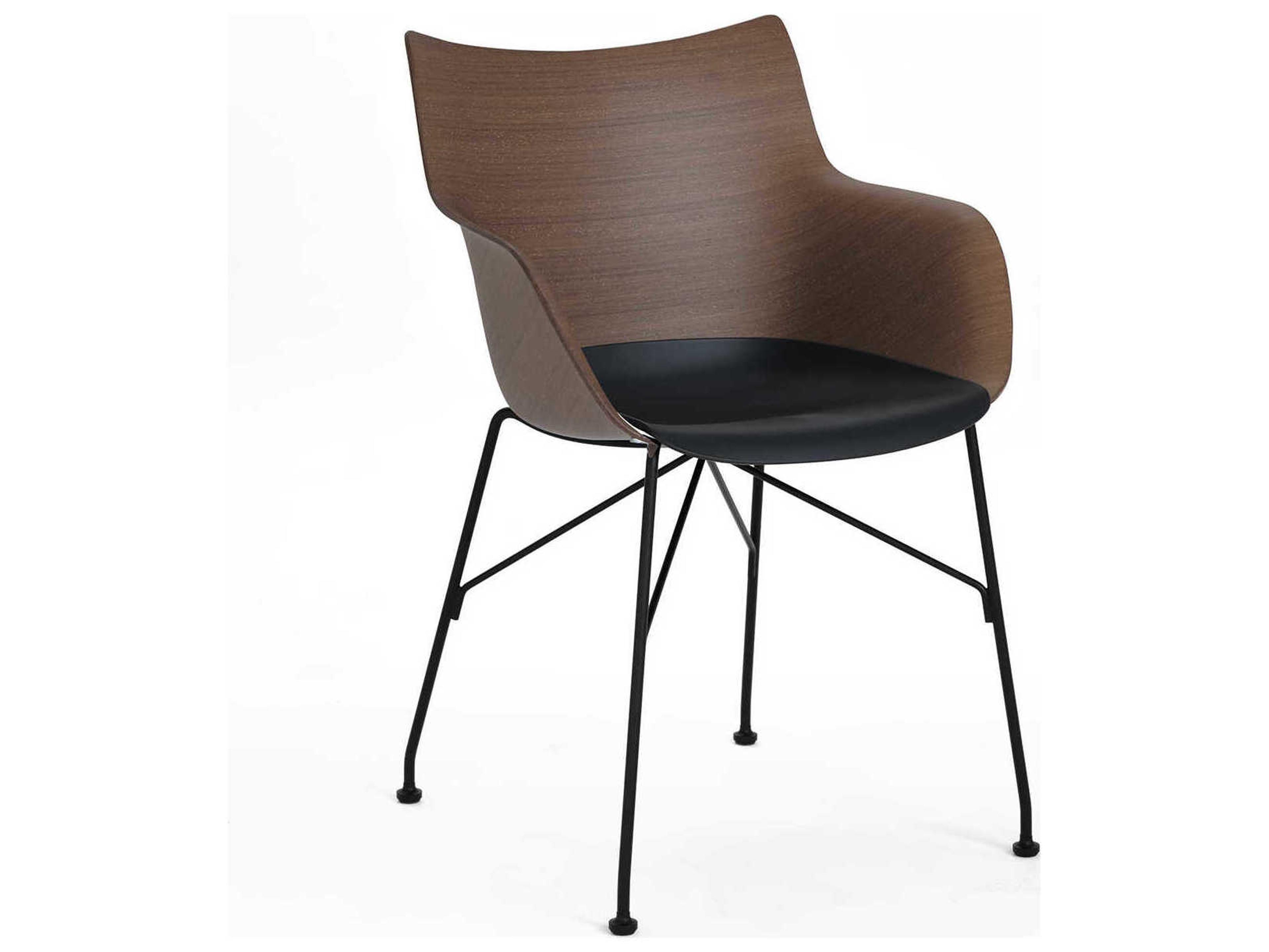Kartell Q-wood Brown Computer Office Chair