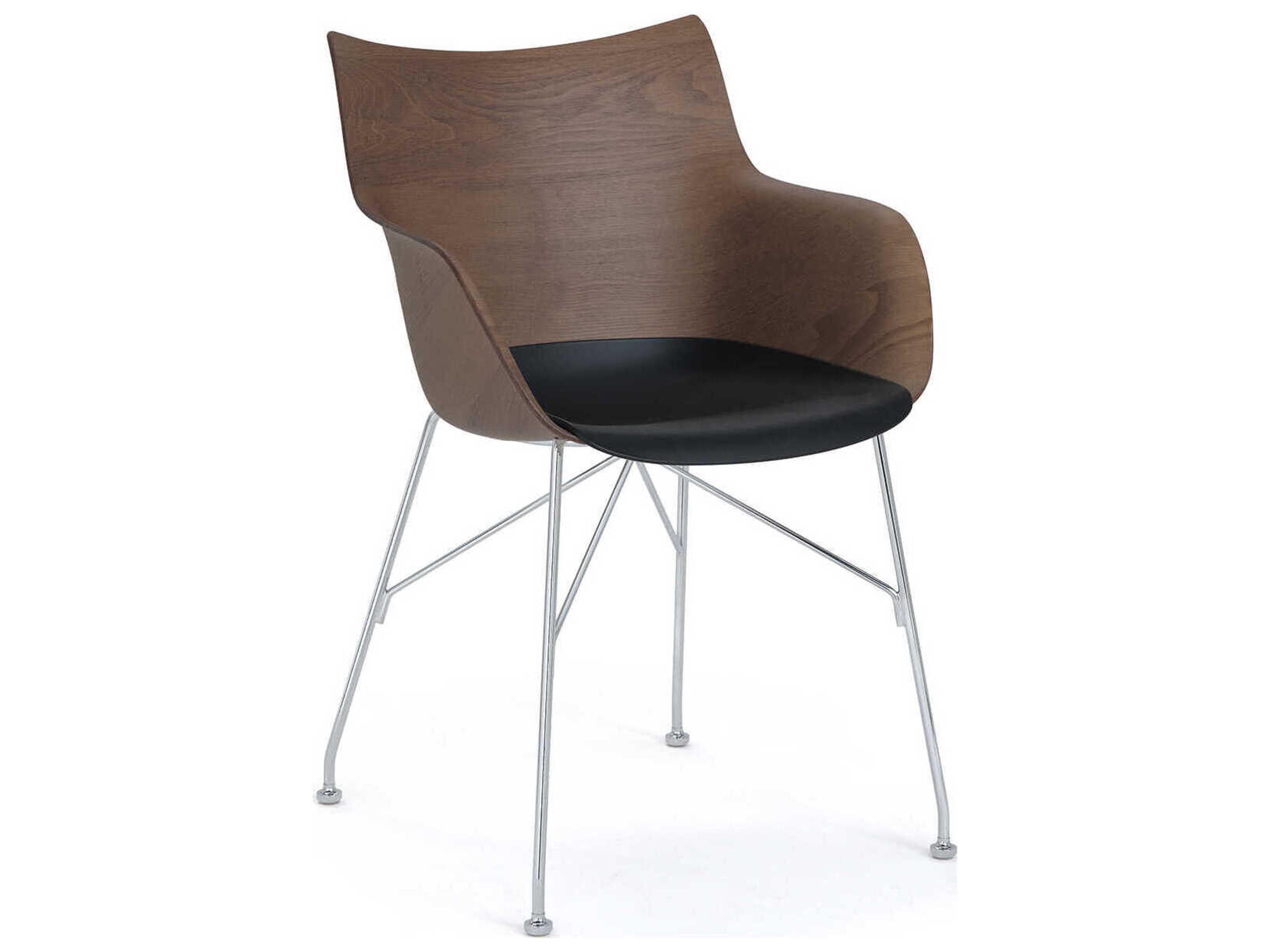 Kartell Q-wood Brown Computer Office Chair