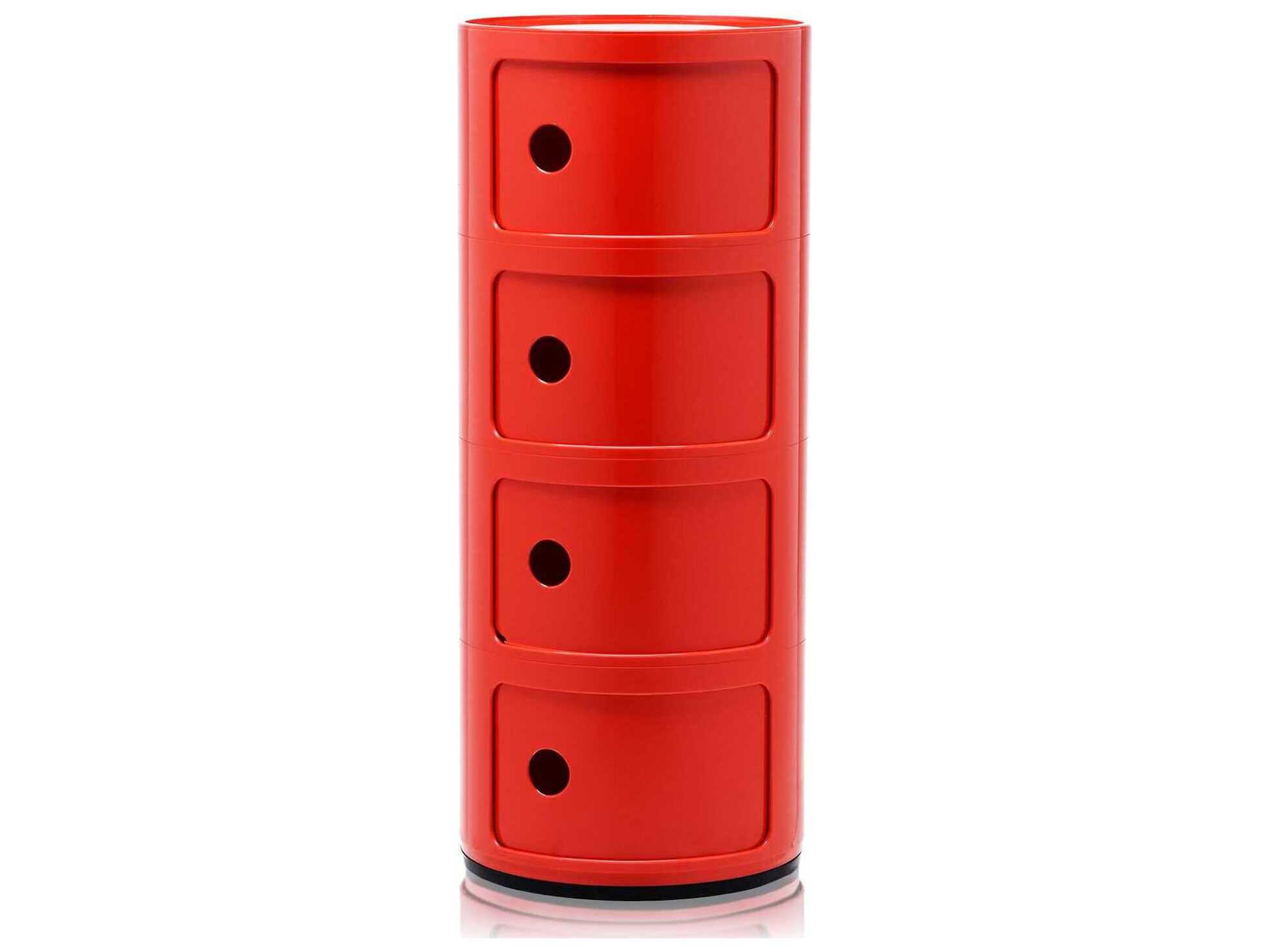 Kartell Componibili Red File Cabinet