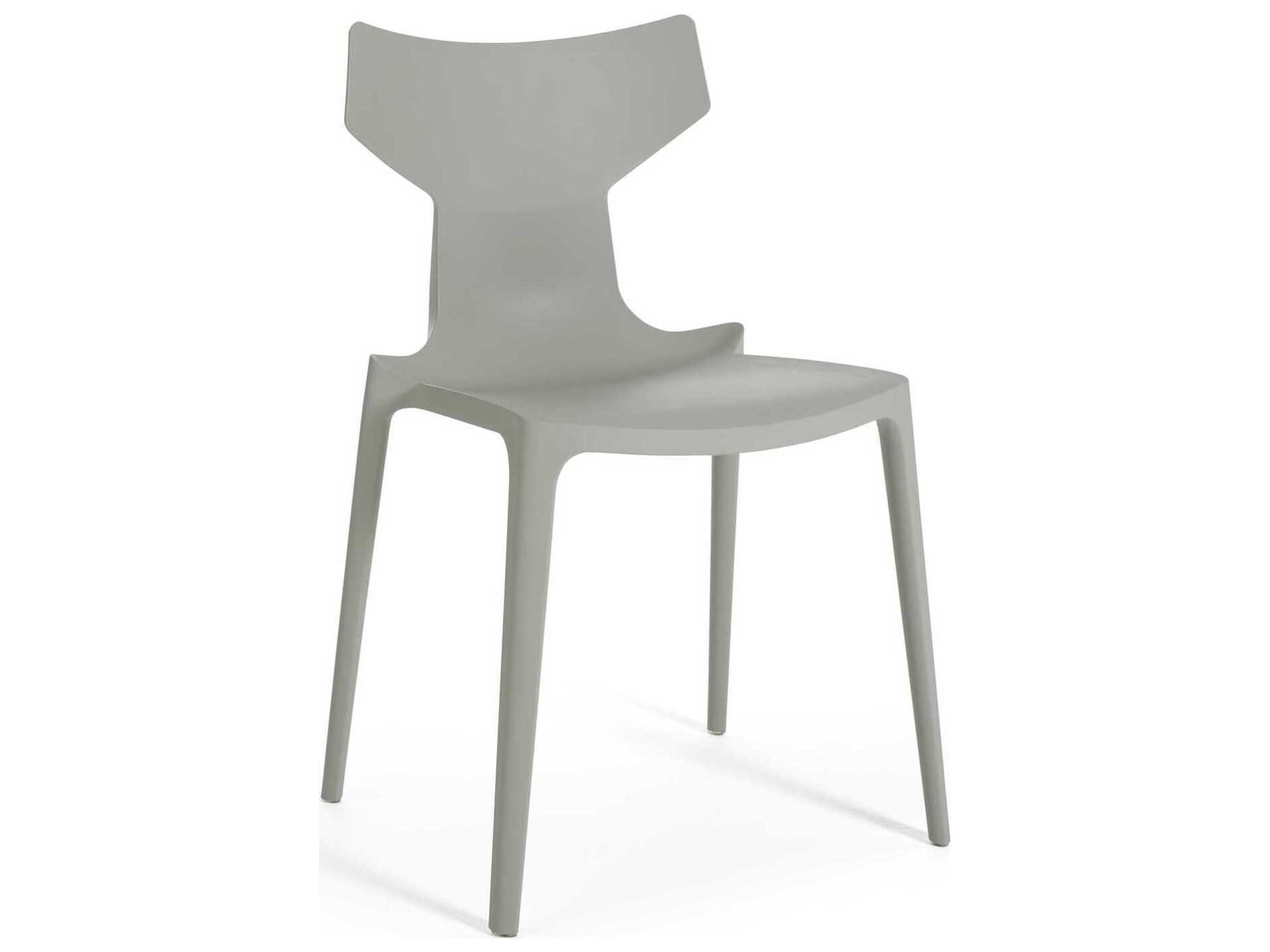 Kartell Re-chair Gray Side Dining Chair  (Sold in 2)
