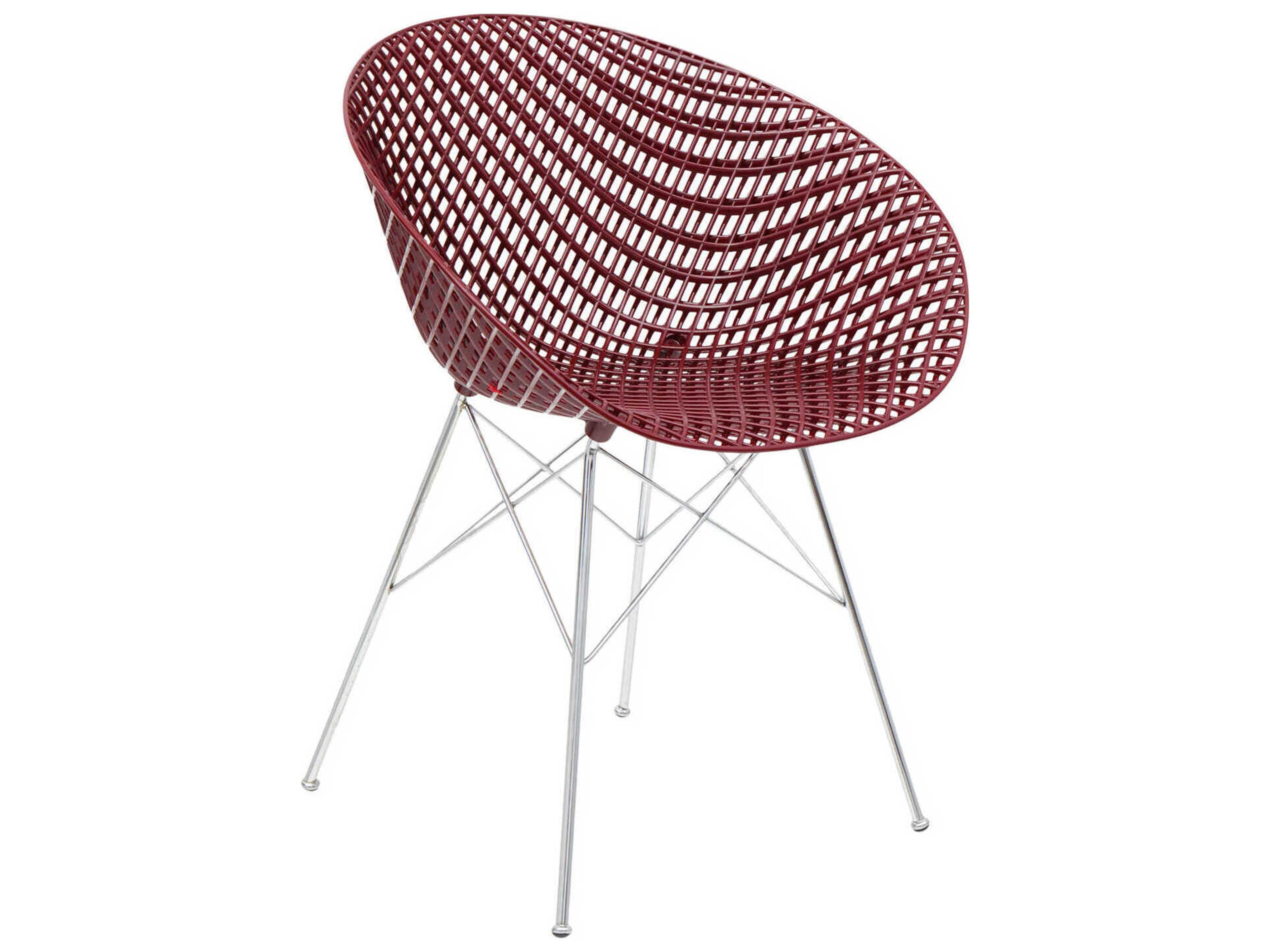 Kartell Smatrik Purple Arm Dining Chair  (Sold in 2)