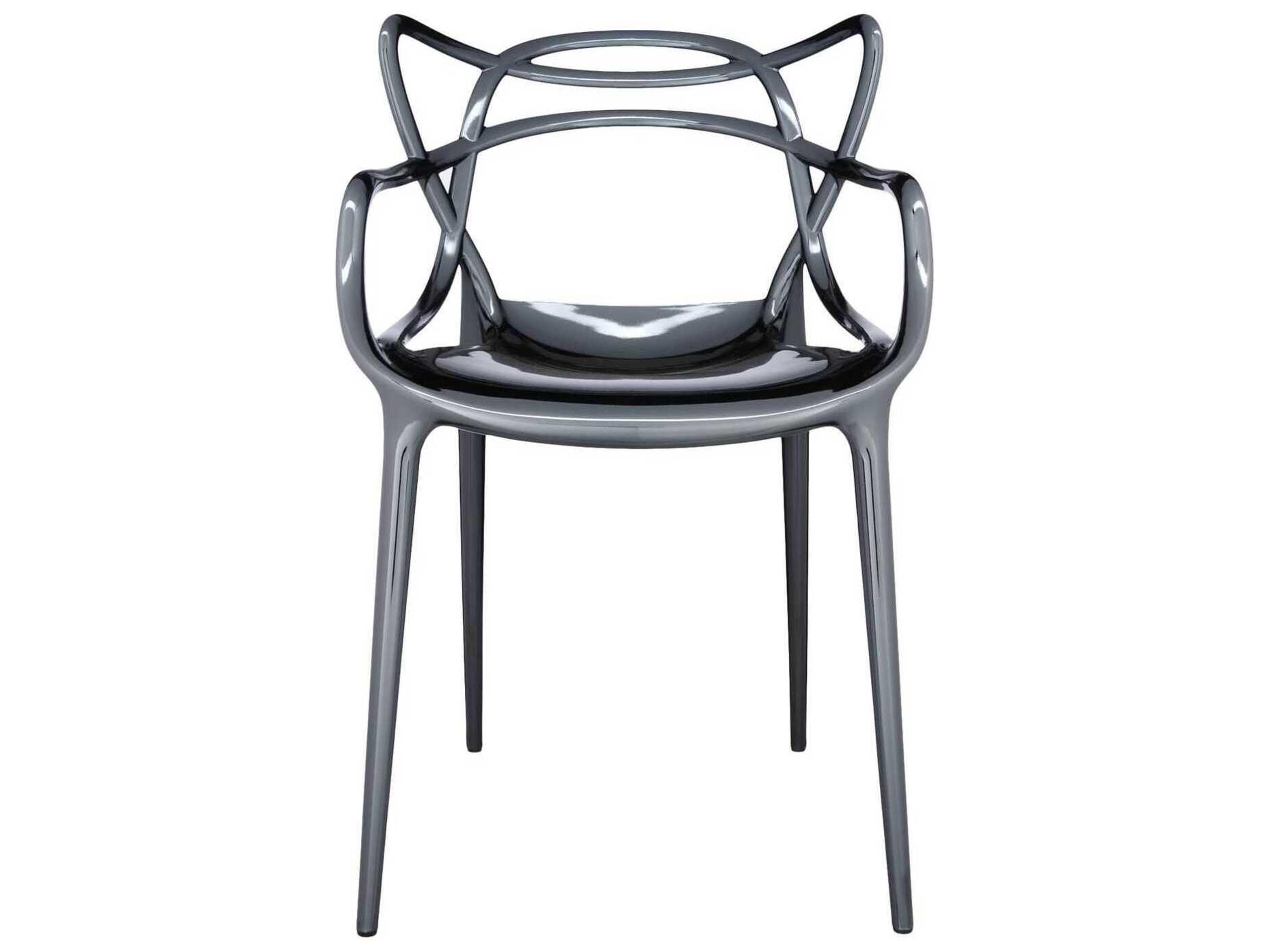 Kartell Masters Silver Arm Dining Chair  (Sold in 2)