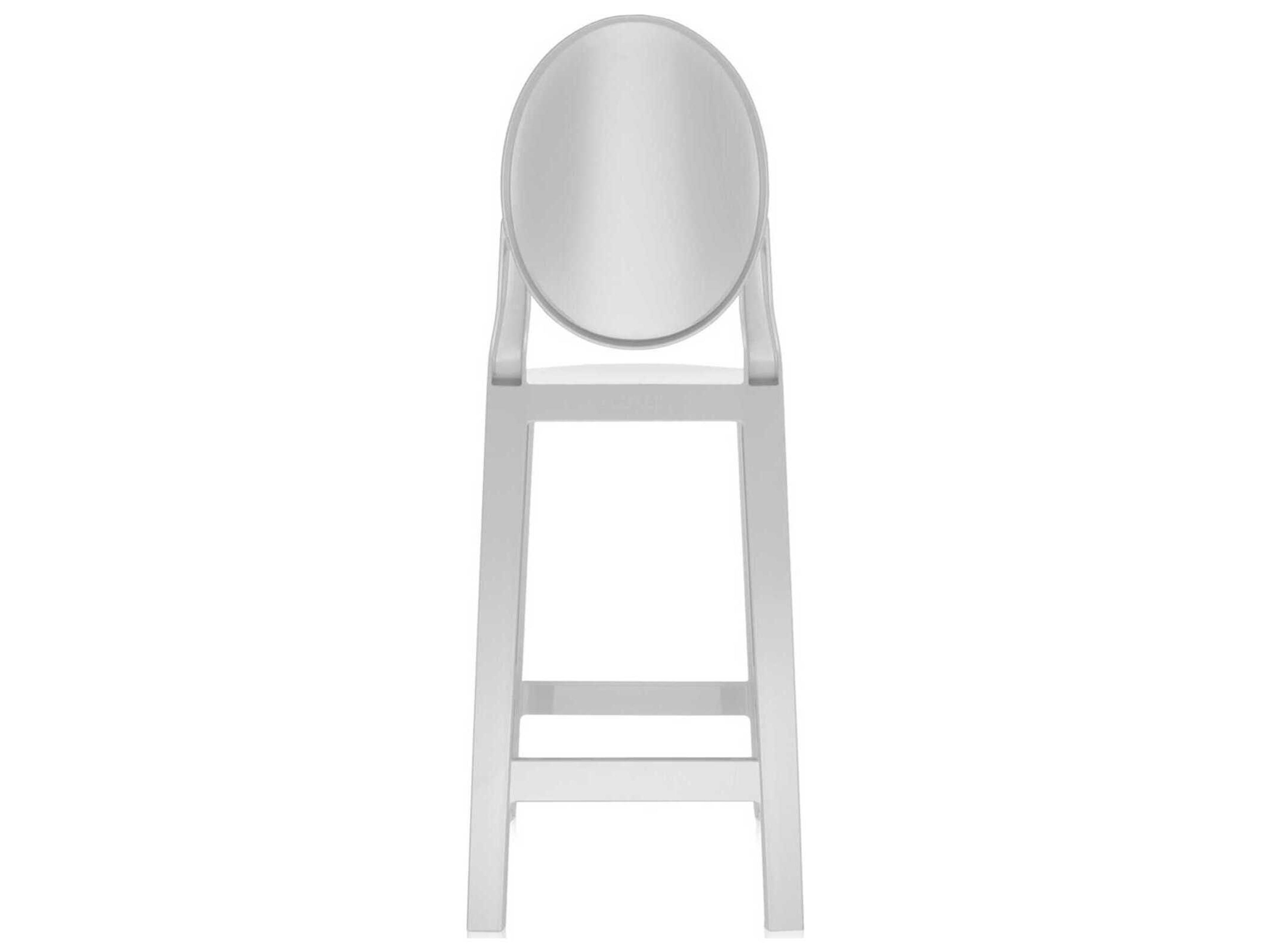 Kartell One More White Counter Stool  (Sold in 2)