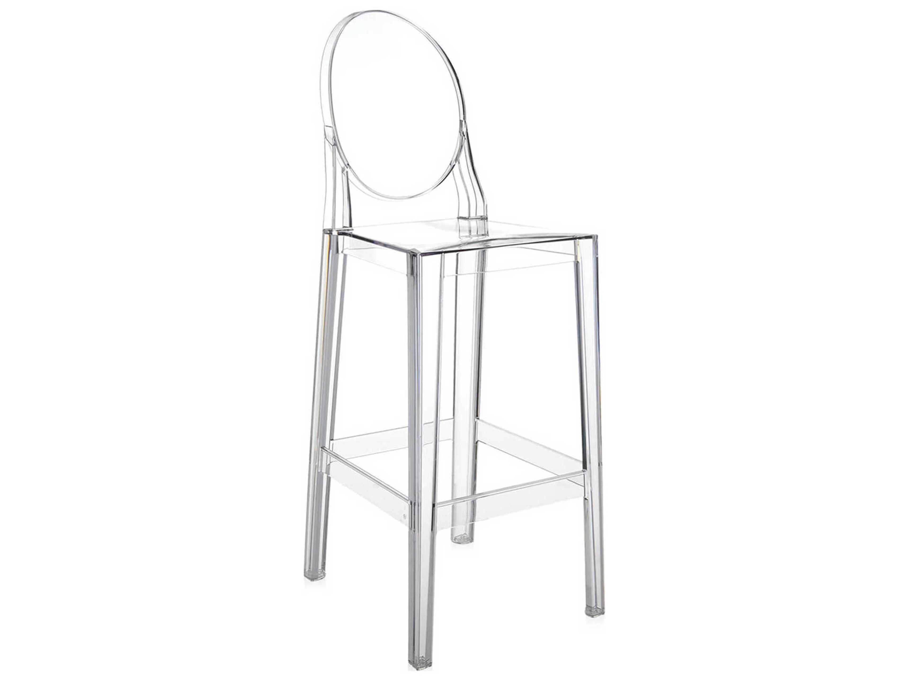 Kartell One More Crystal Bar Stool  (Sold in 2)