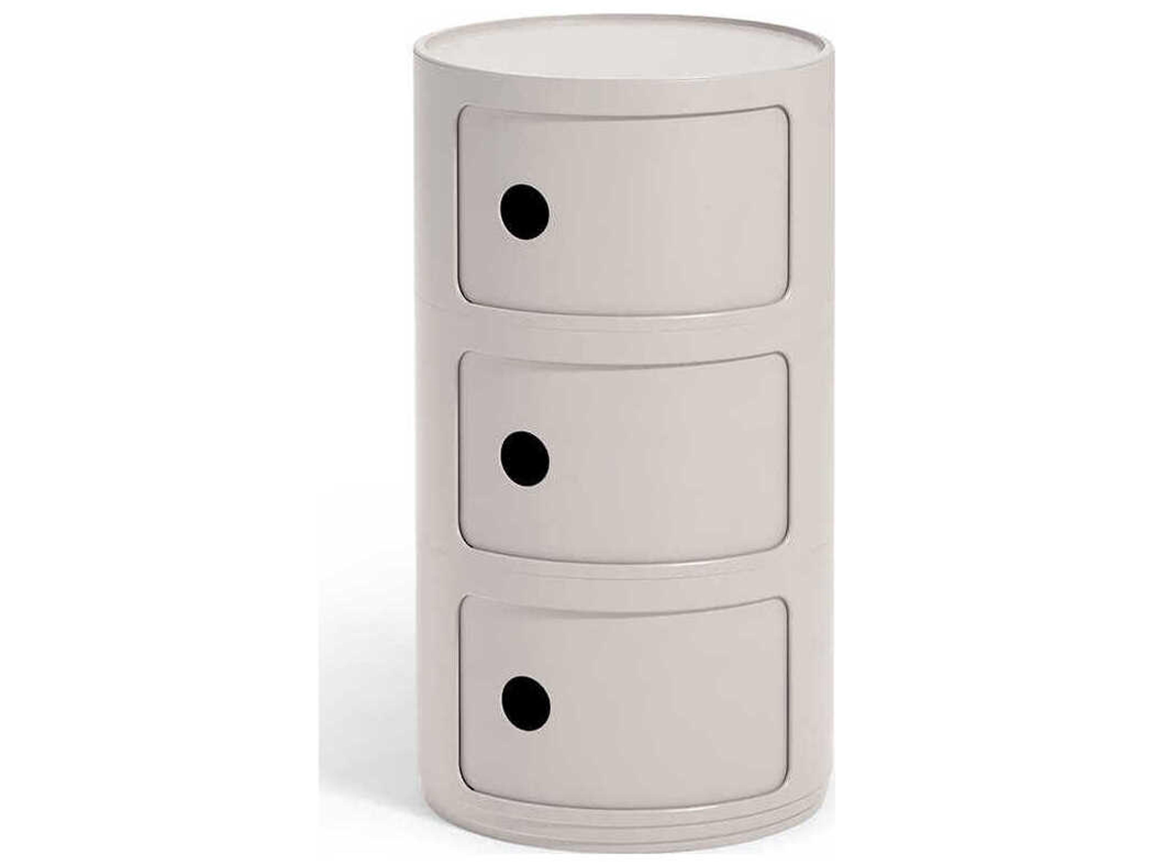 Kartell Componibili Bio Cream File Cabinet