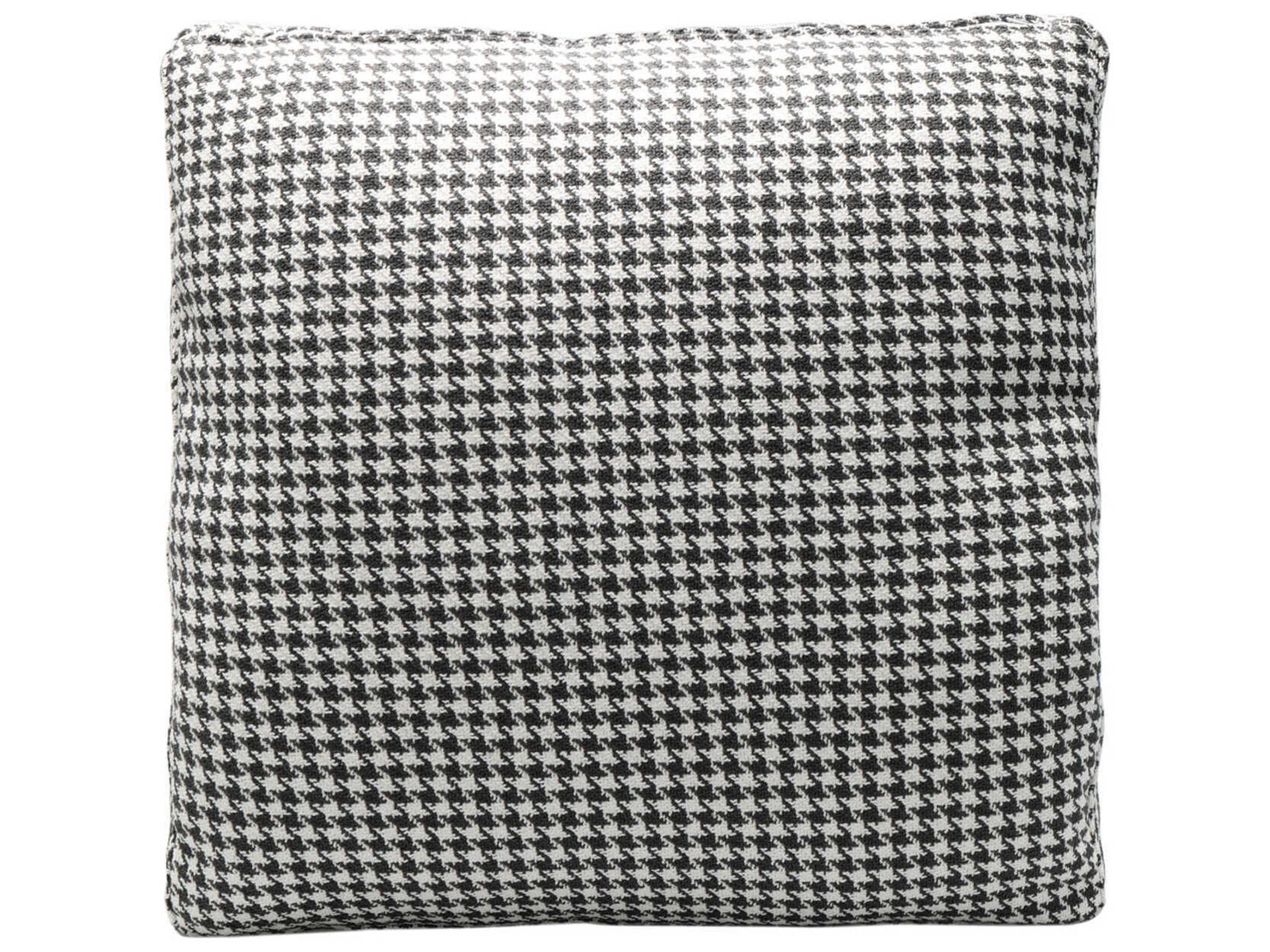 Kartell Largo Gray Houndstooth 19" x 19" Pillow
