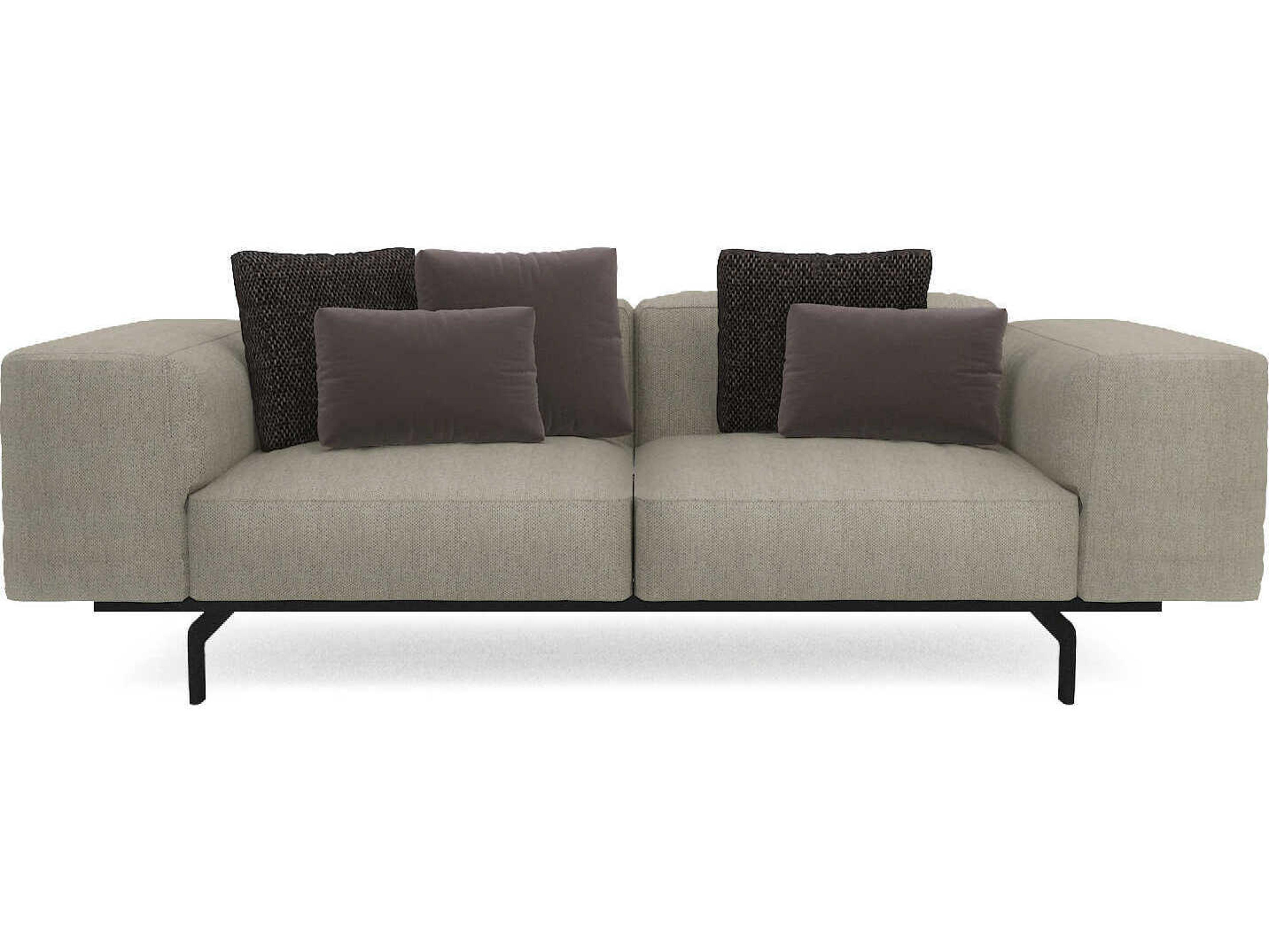 Kartell Largo Gubbio Sand Beige Upholstered Sofa