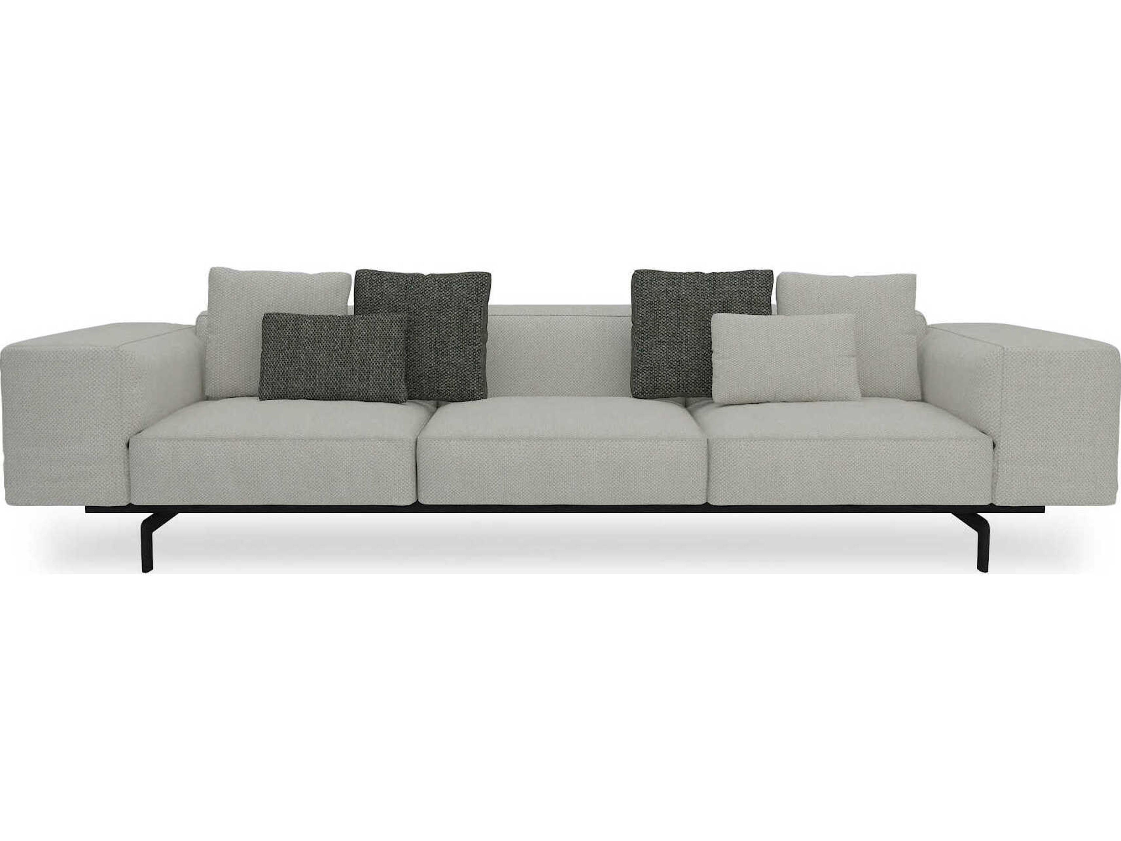 Kartell Largo Gubbio Ecru Beige Upholstered Sofa