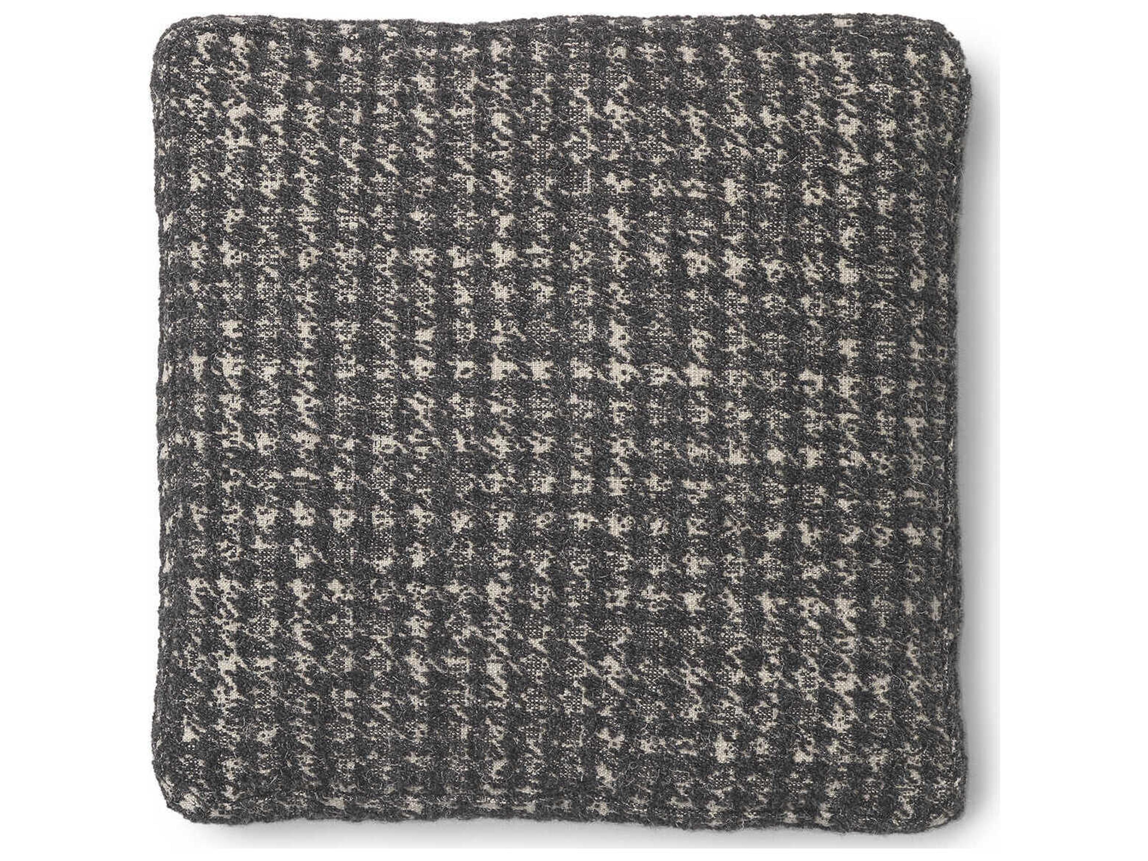 Kartell Largo Jacquard Gray 19" x 19" Pillow