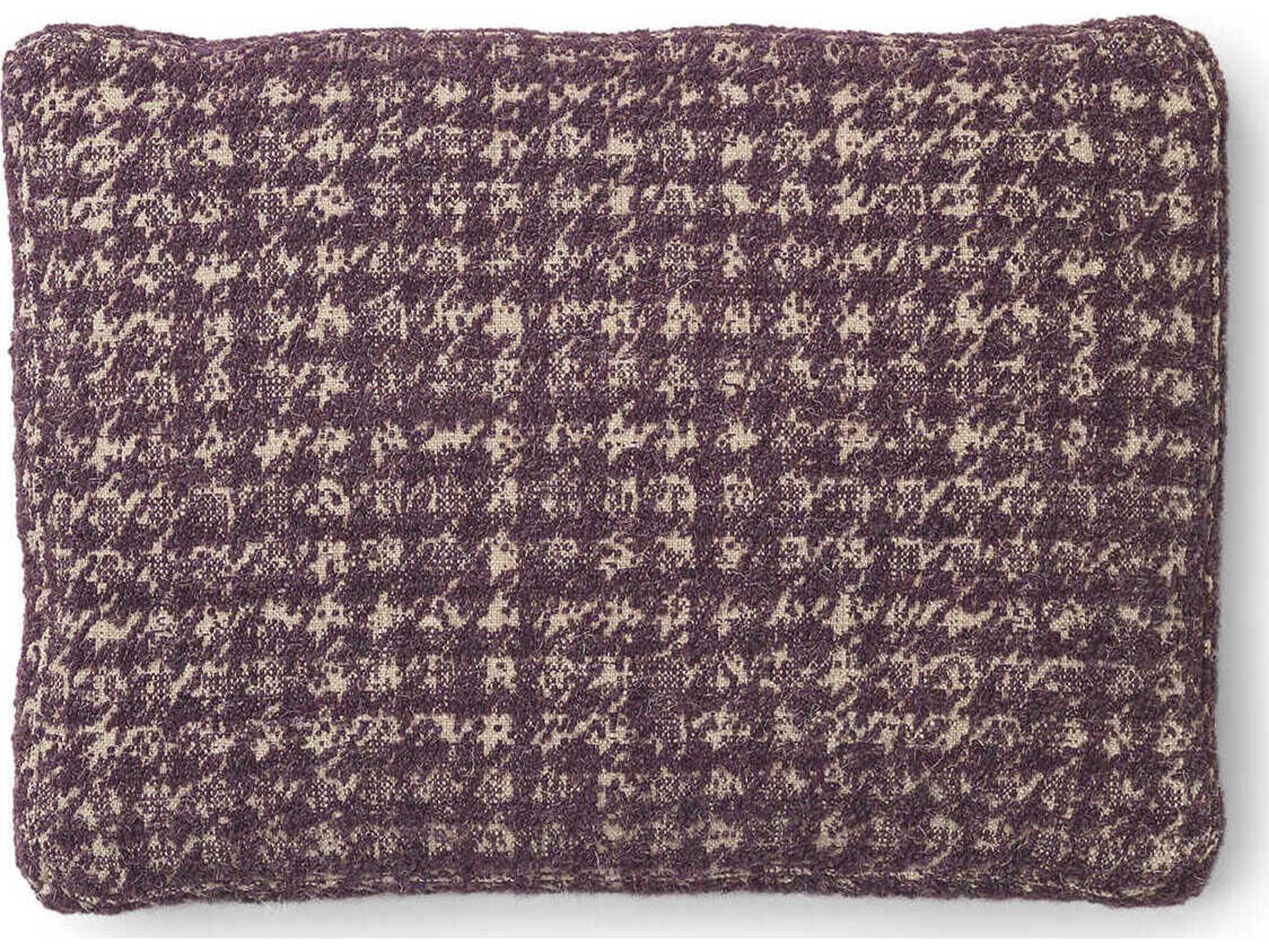 Kartell Largo Jacquard Plum 19" x 14" Pillow