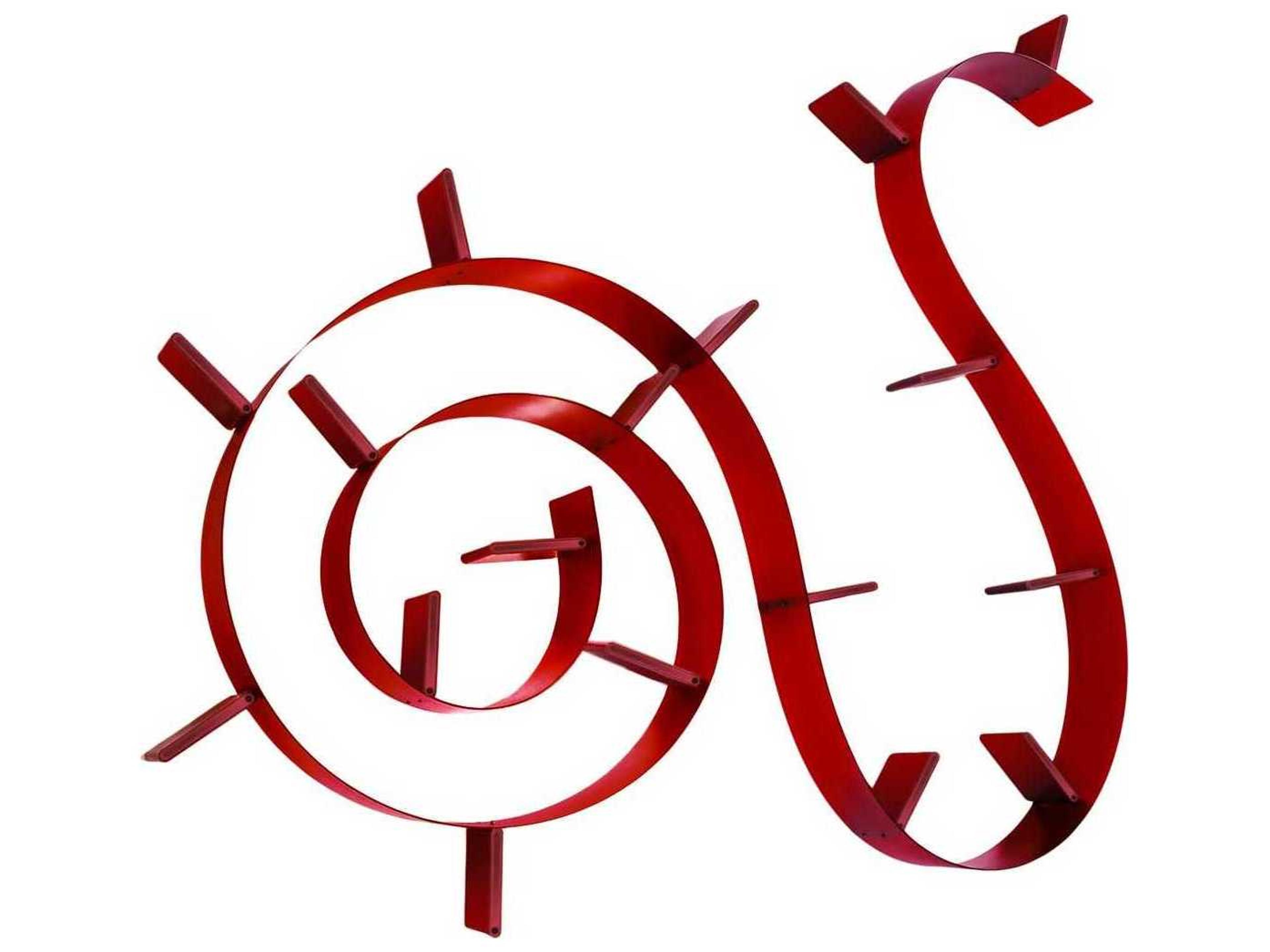 Kartell Bookworm Wine Red Bookcase