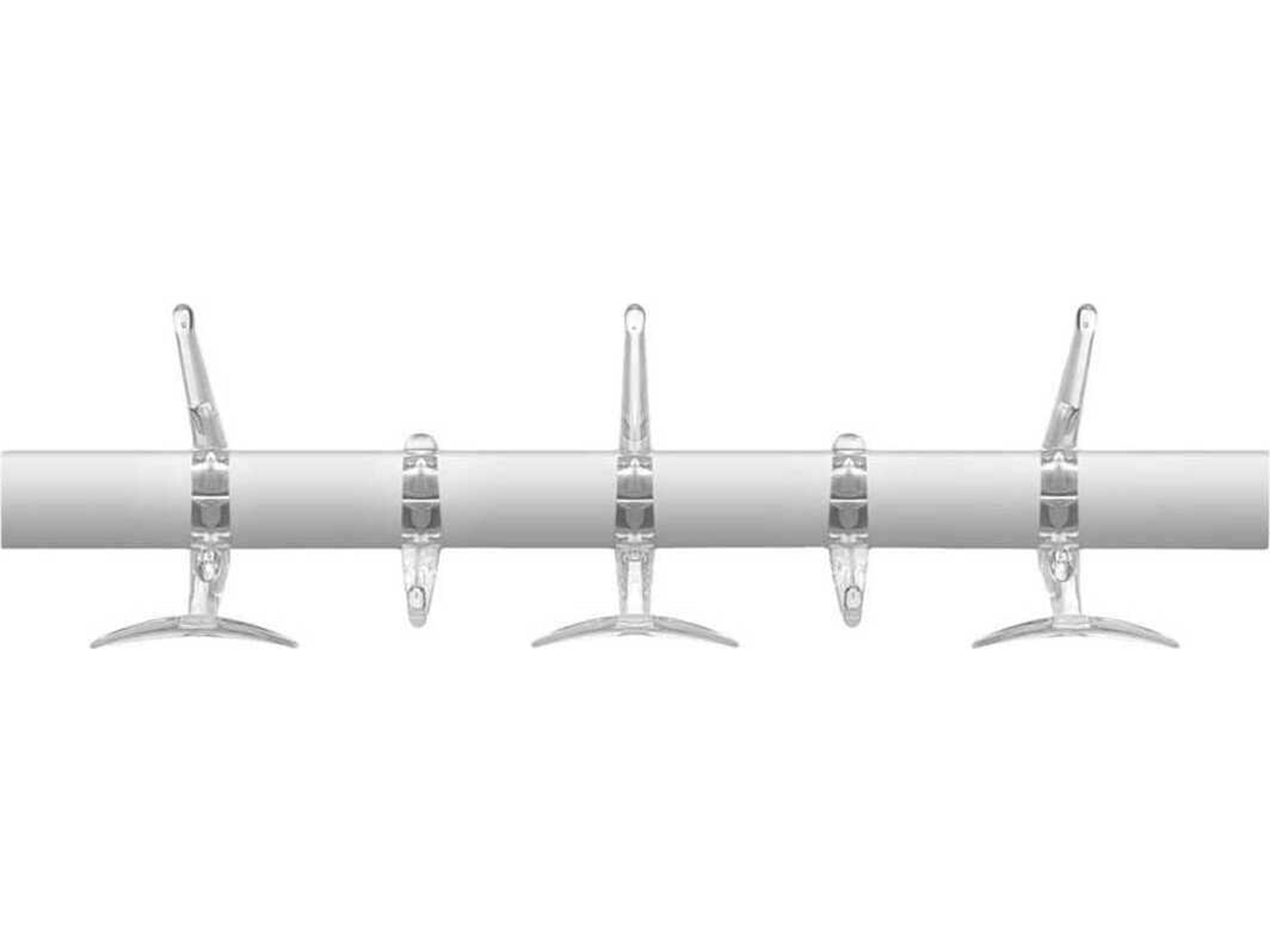 Kartell Hanger Crystal Five Hook Wall Hanger