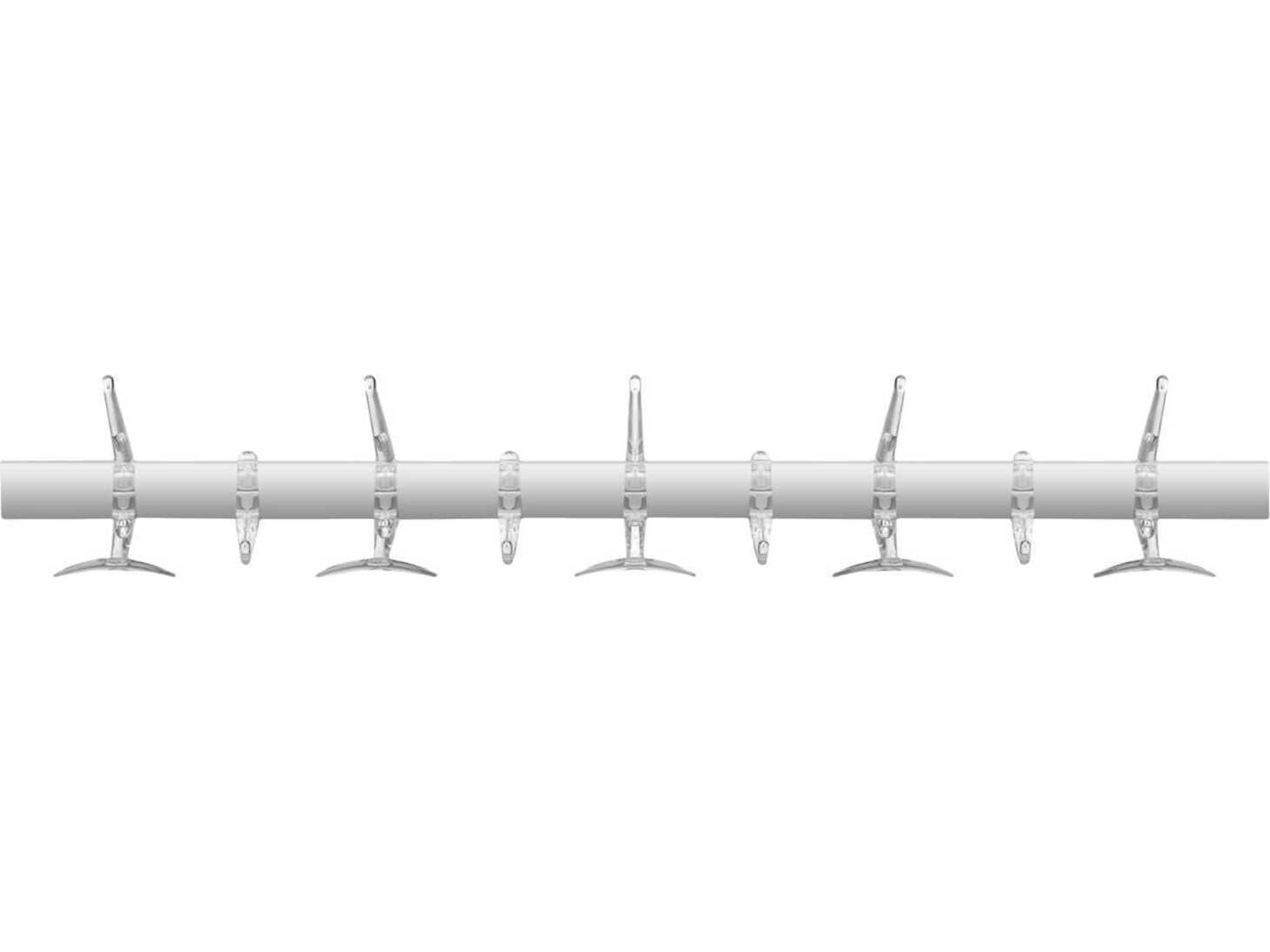 Kartell Hanger Crystal Nine Hook Wall Hanger