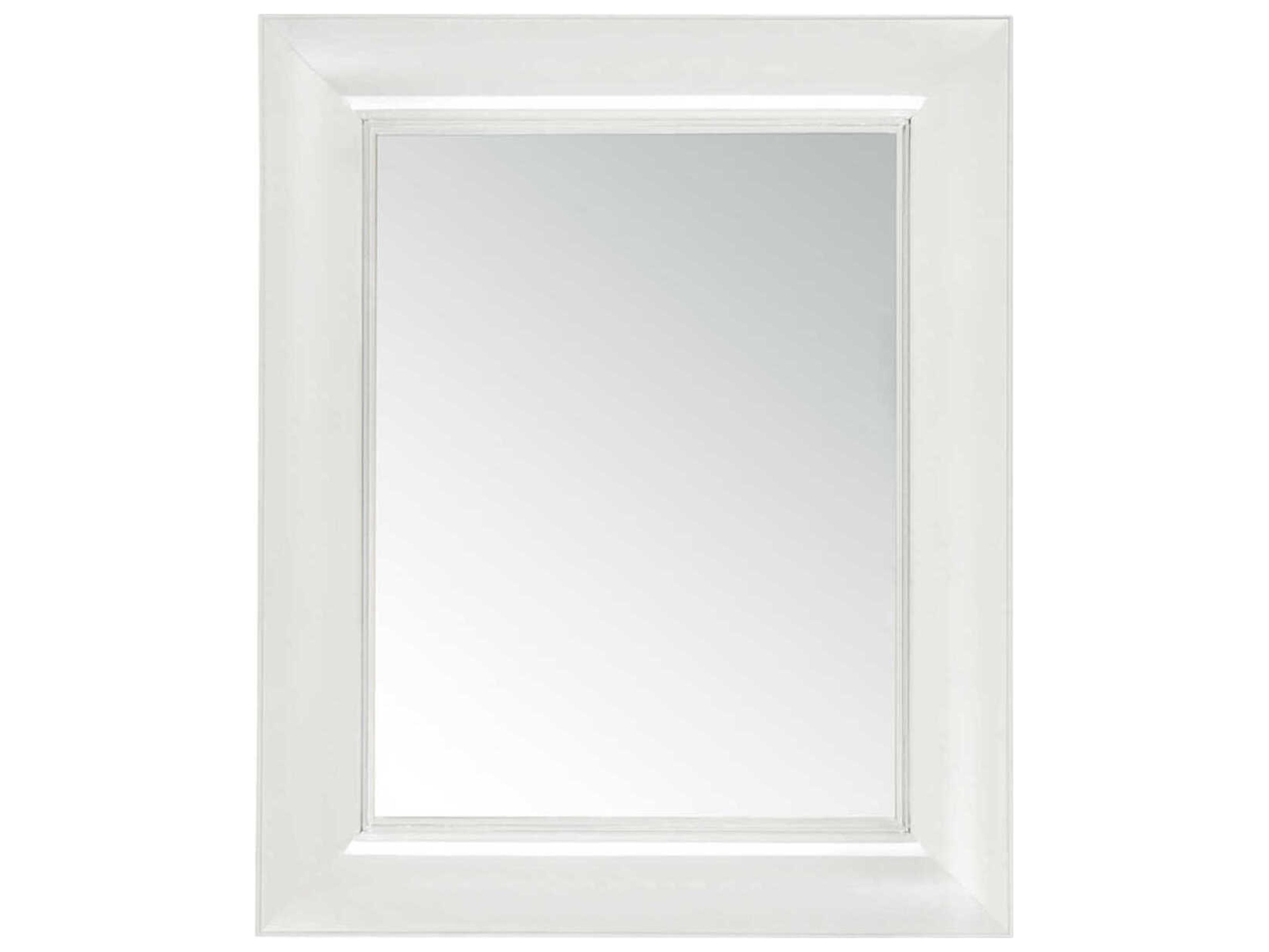 Kartell Francois Ghost Crystal Rectangular Wall Mirror