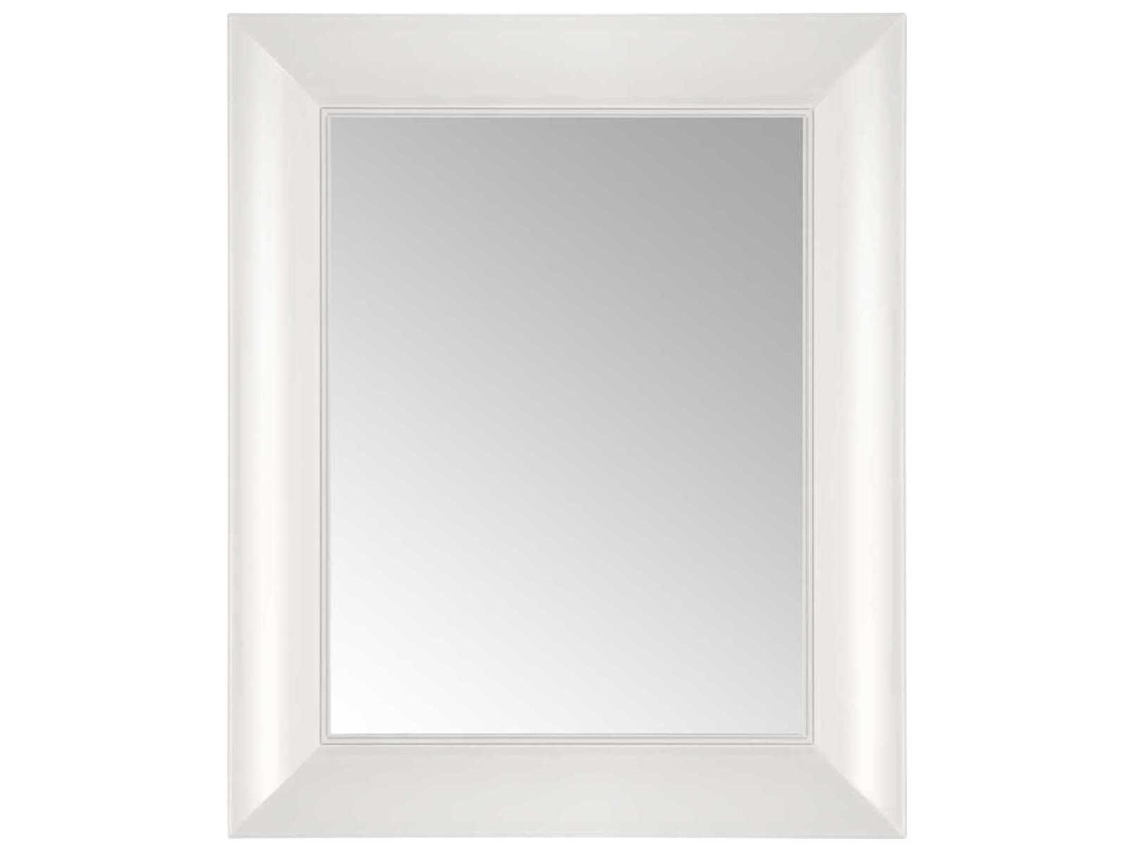 Kartell Francois Ghost White Rectangular Wall Mirror