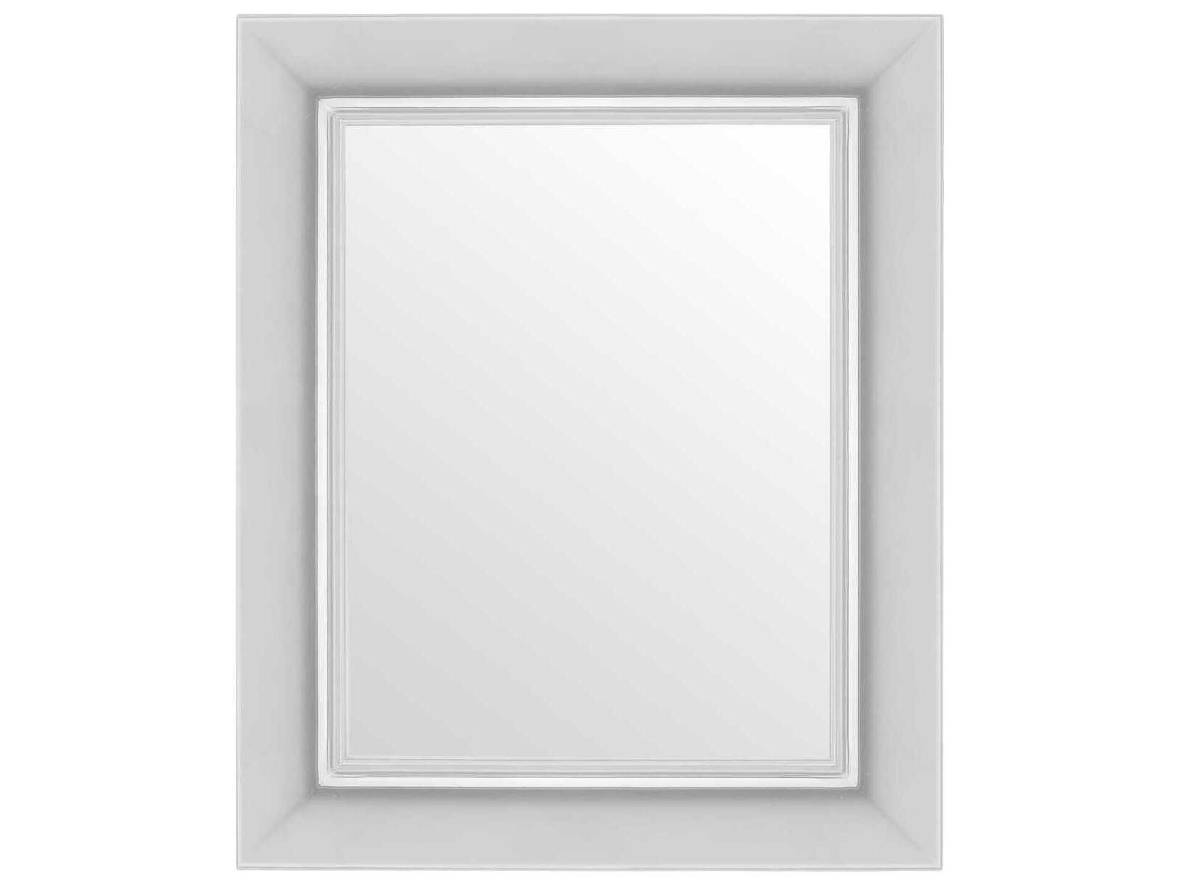 Kartell Francois Ghost Chrome Rectangular Wall Mirror