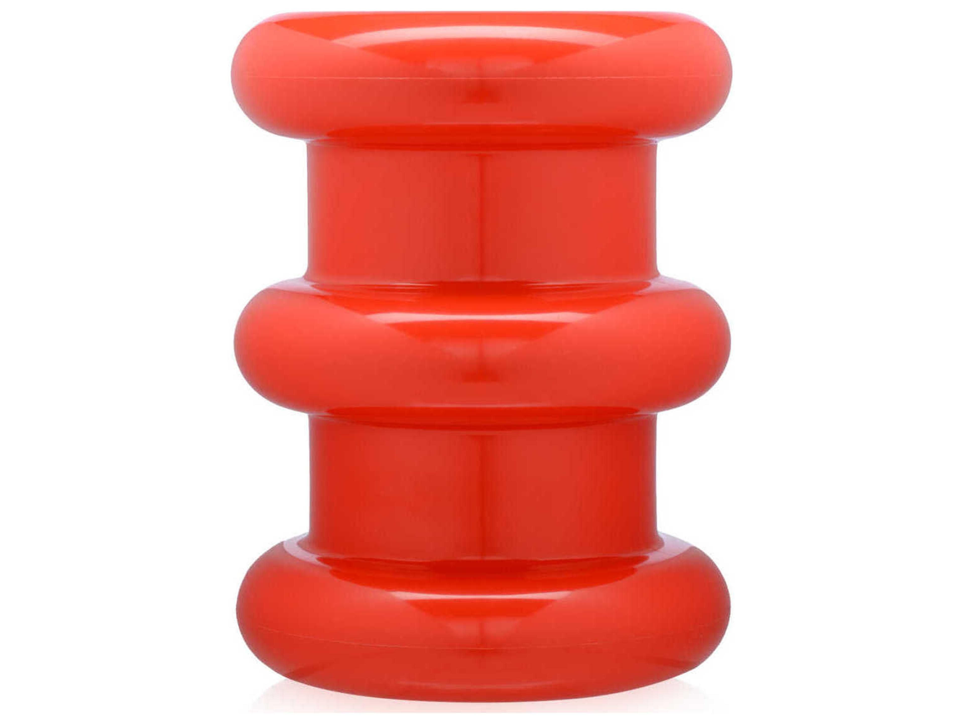 Kartell Pilastro Red Accent Stool