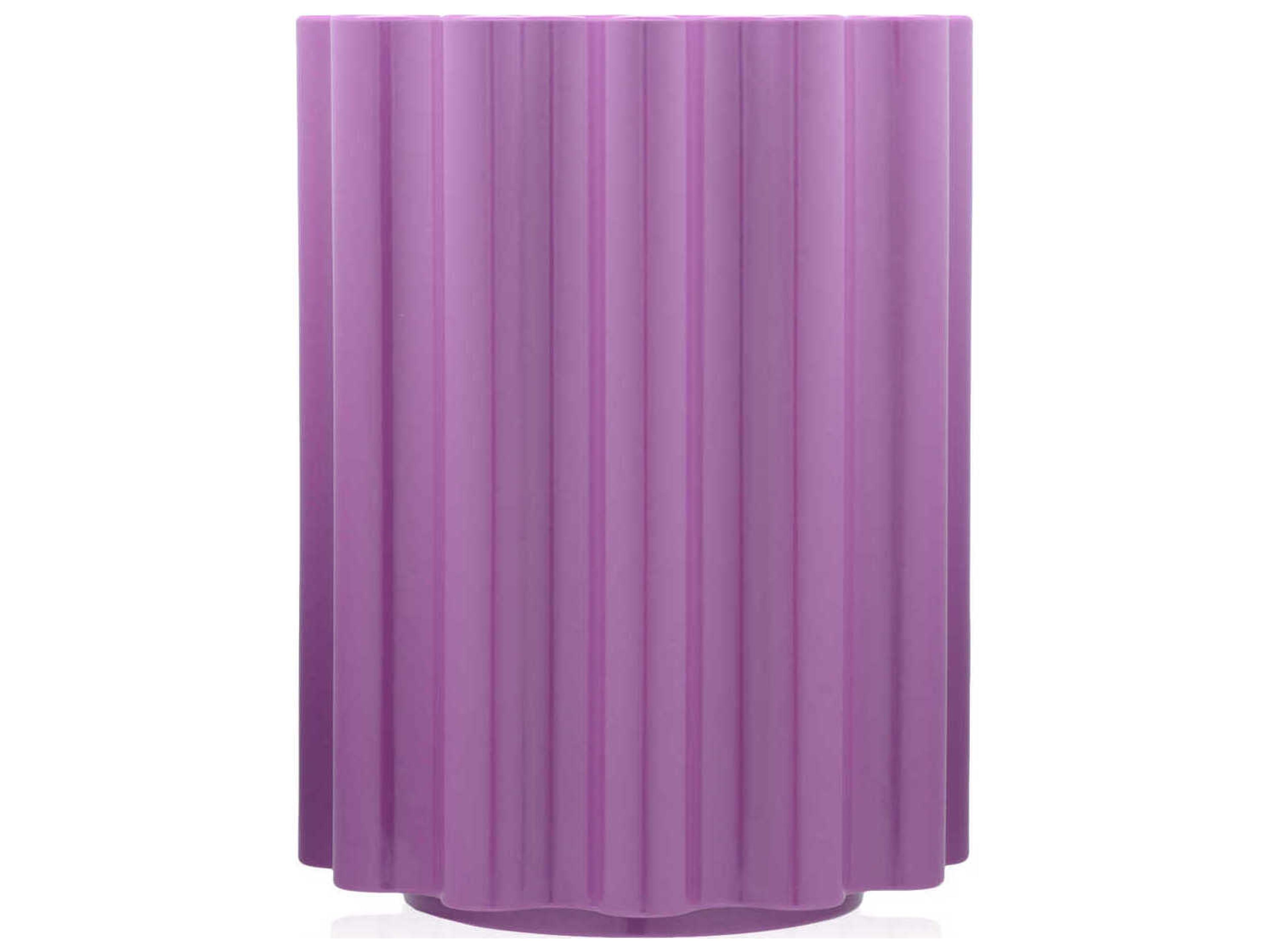 Kartell Colonna Violet Purple Accent Stool