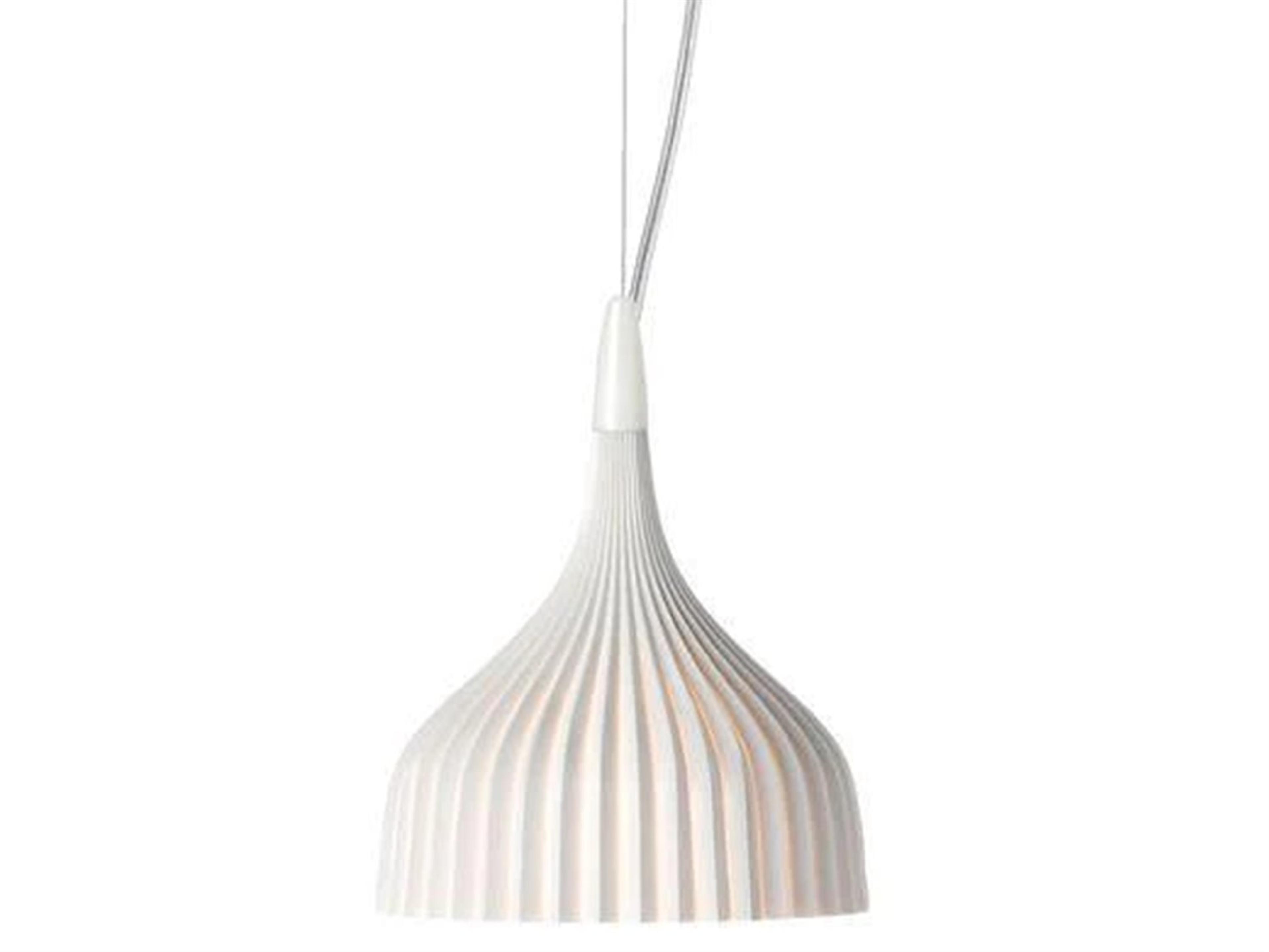 Kartell E Lamp White LED Bell Mini Pendant