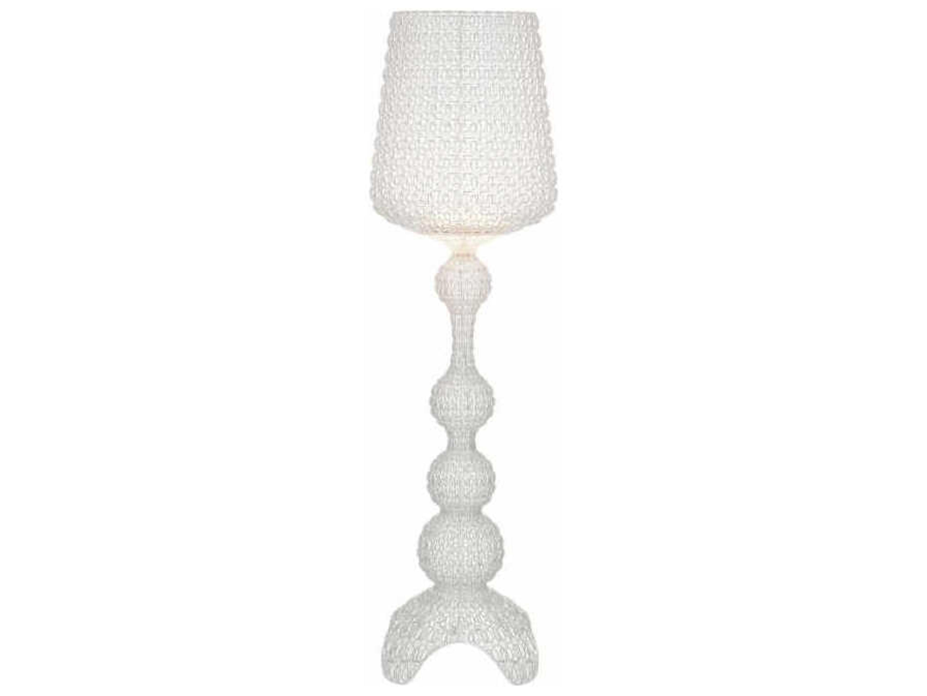 Kartell Kabuki Outdoor Floor Lamp with Dimmer in Crystal